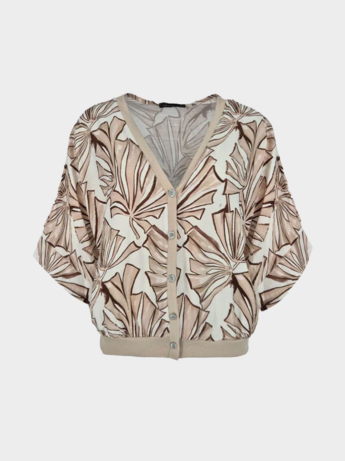 Fos Fashion 7746 papillion art plant Beige 2900166047018