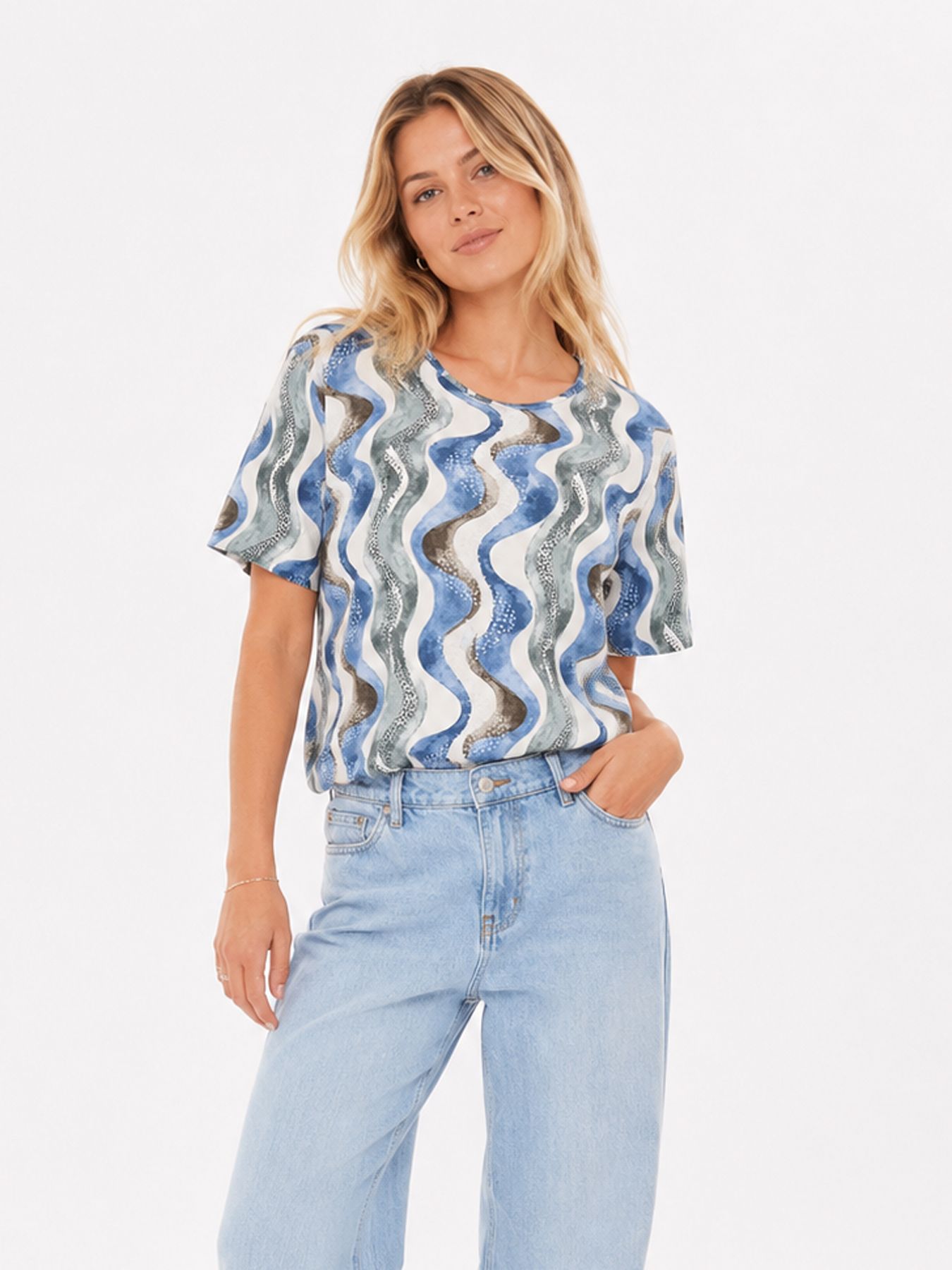 Fos Fashion 7741 Vivi wave JEANS 00118165-BJ