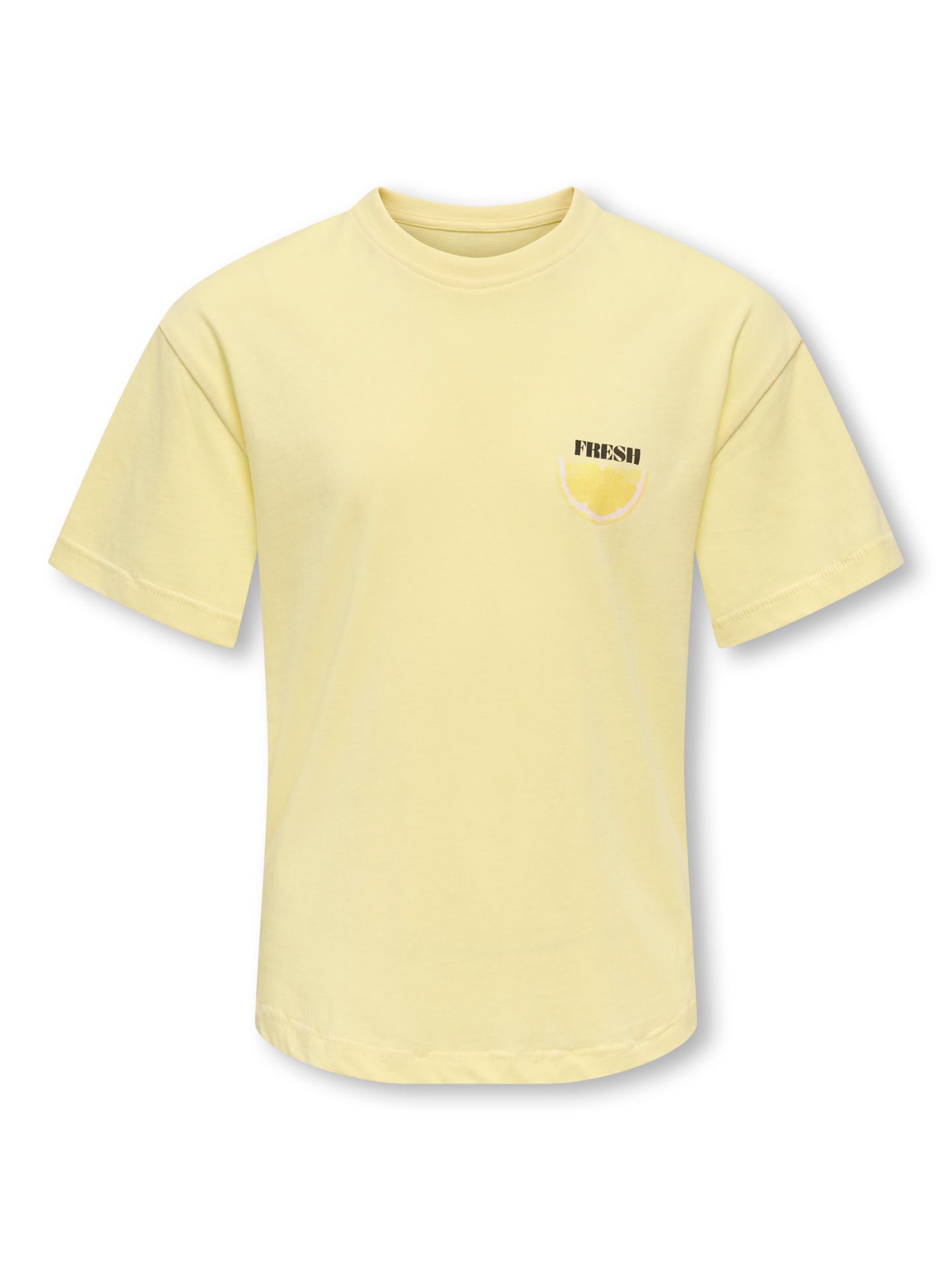 Only KOGVIVVI LIFE S/S LOOSE LOVELY TOP Sunlight/Lemon 00118166-EKA26011400003456