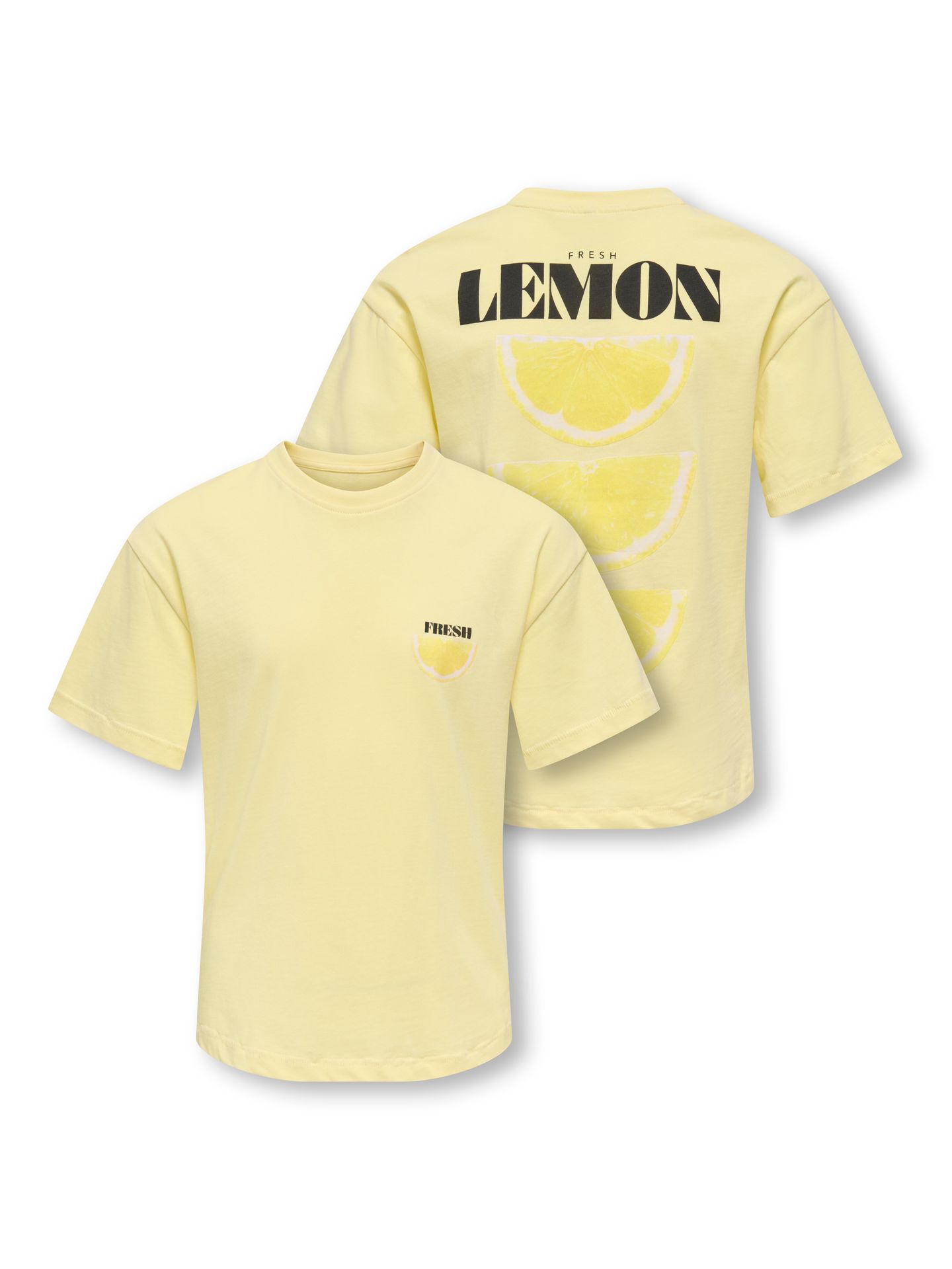 Only KOGVIVVI LIFE S/S LOOSE LOVELY TOP Sunlight/Lemon 2900166051039