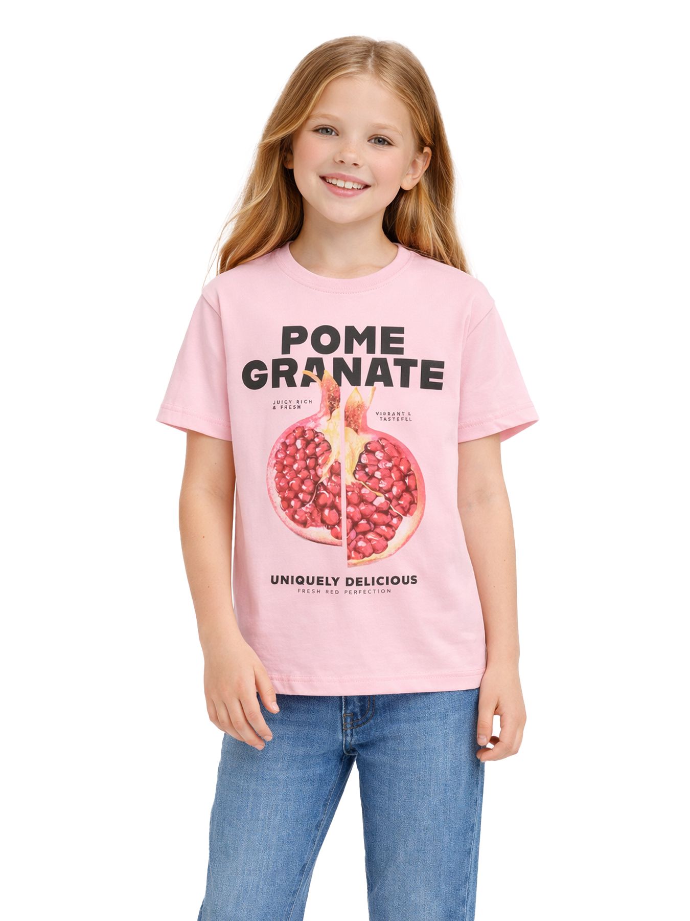 Only KOGVIVVI LIFE S/S LOOSE LOVELY TOP Tickled Pink/Pomegranate 00118166-EKA26011400003457