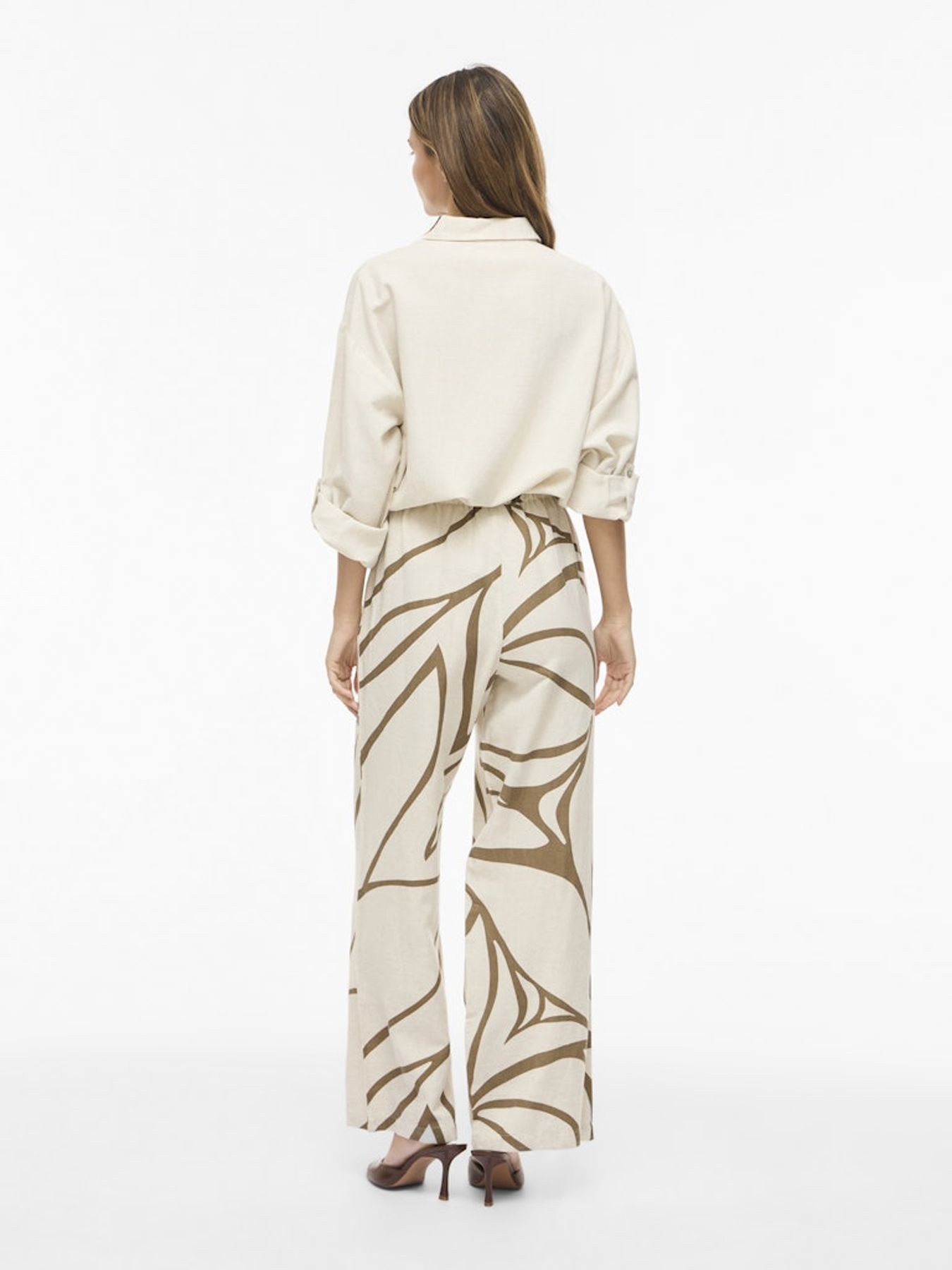 Object VIPRISILLA RW WIDE PANTS - NOOS Cub/FLOWER 2900166159056