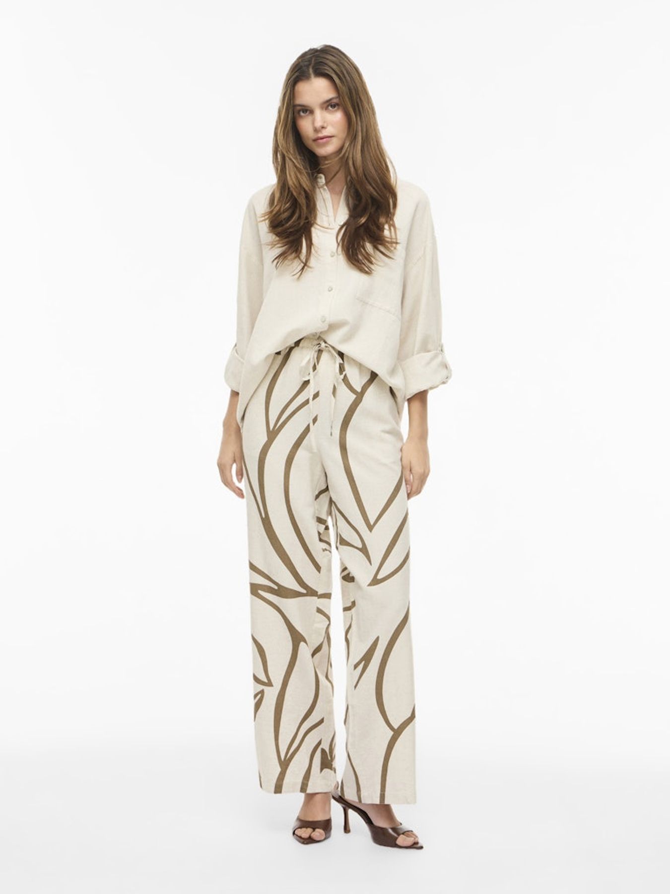 Object VIPRISILLA RW WIDE PANTS - NOOS Cub/FLOWER 2900166159056