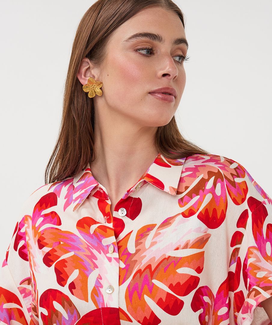 Esqualo Blouse s/slve Wonders 999 print 2900166067122