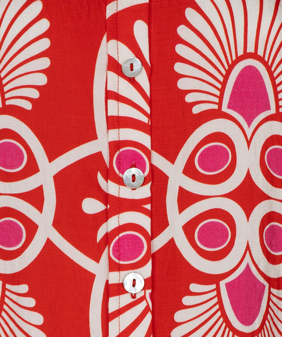 Esqualo Blouse R/neck Heartfelt 999 print 2900166068143