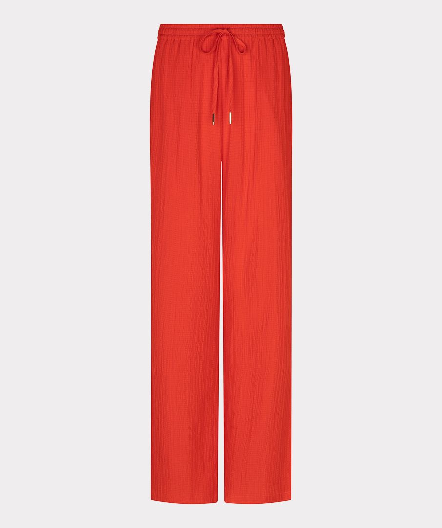 Esqualo Trousers fancy crinkle 400 red 00118178-EKA26009300000053