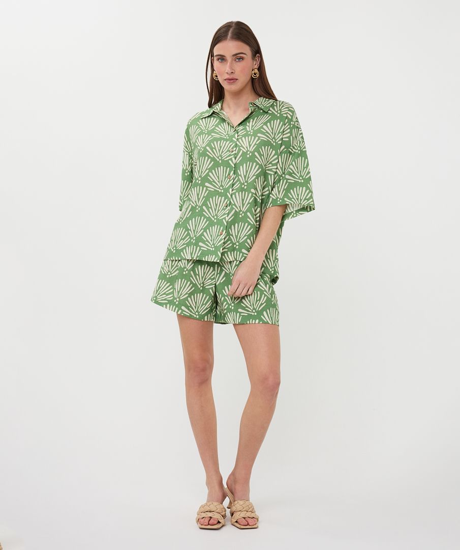 Esqualo Blouse Tropical print 999 print 2900166075158