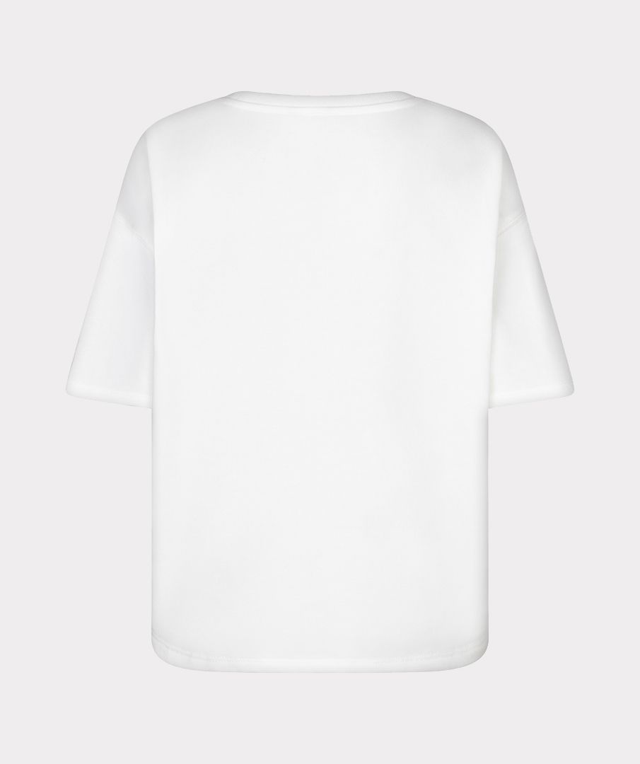 Esqualo T-shirt French Terry 983 off white / green 2900166076063