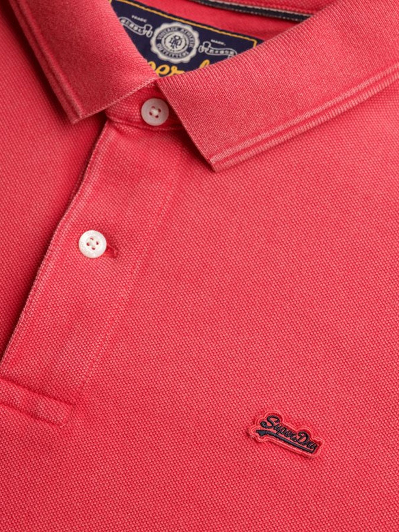 Superdry Classic Pique polo Raspberry 2900166102083