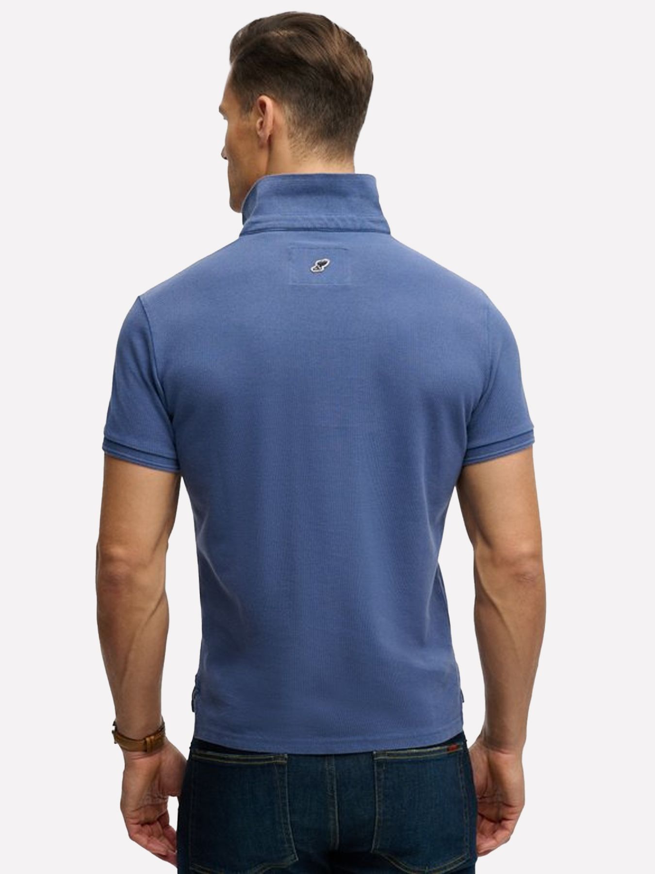Superdry Classic Pique polo Bay Blue 2900166101086