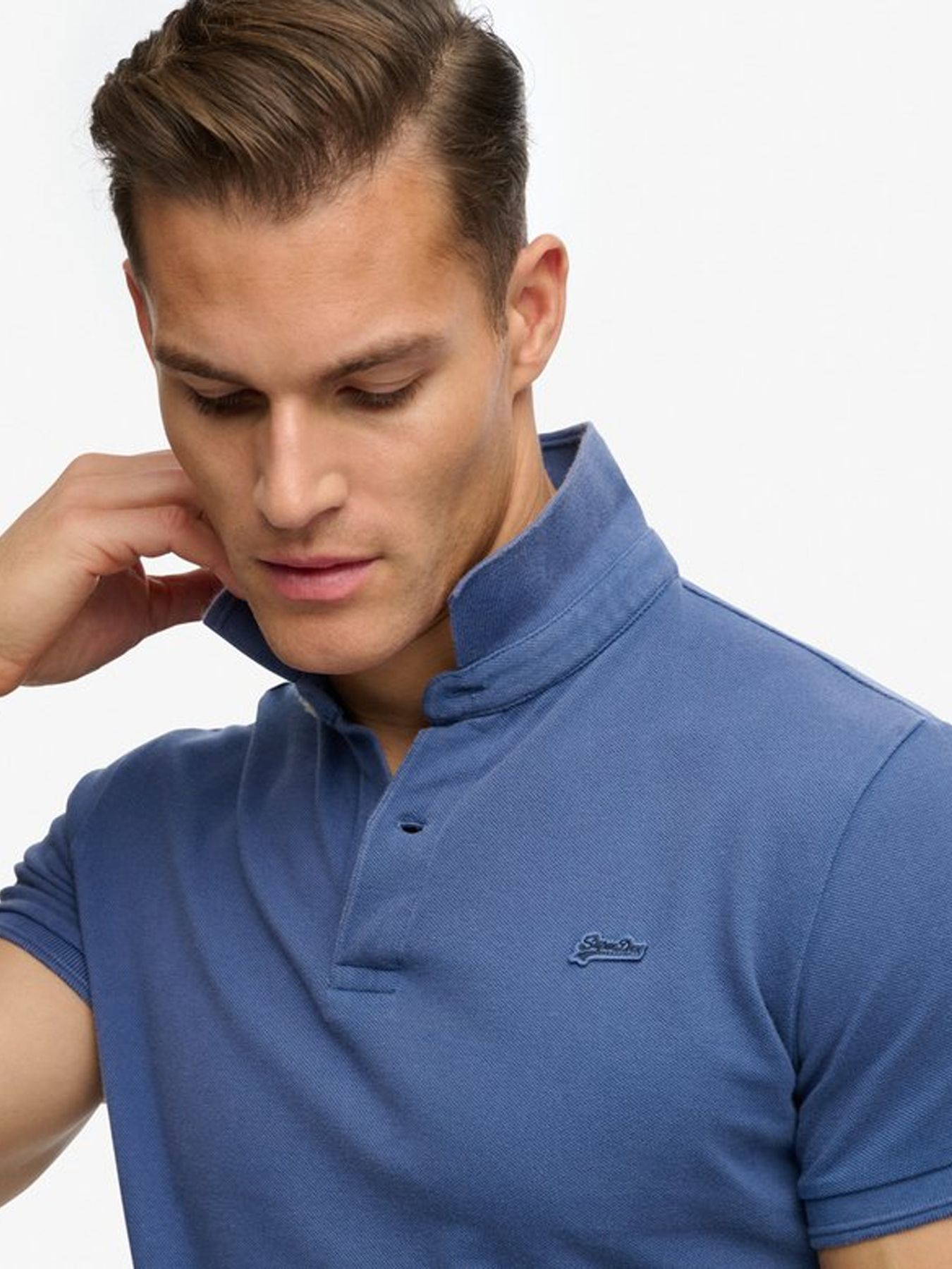 Superdry Classic Pique polo Bay Blue 2900166101086