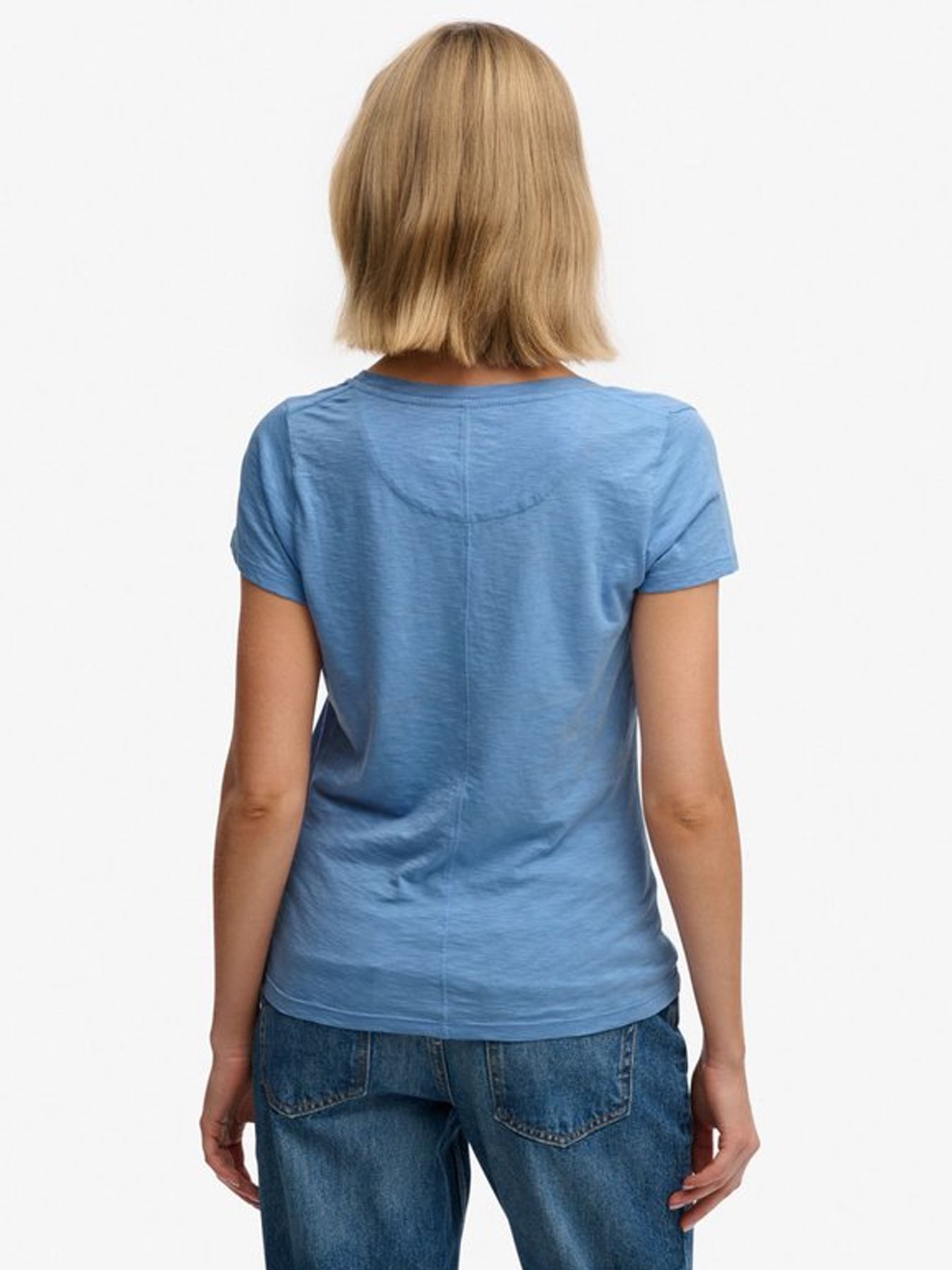 Superdry Studios scoop neck tee Bluebell 2900166241072