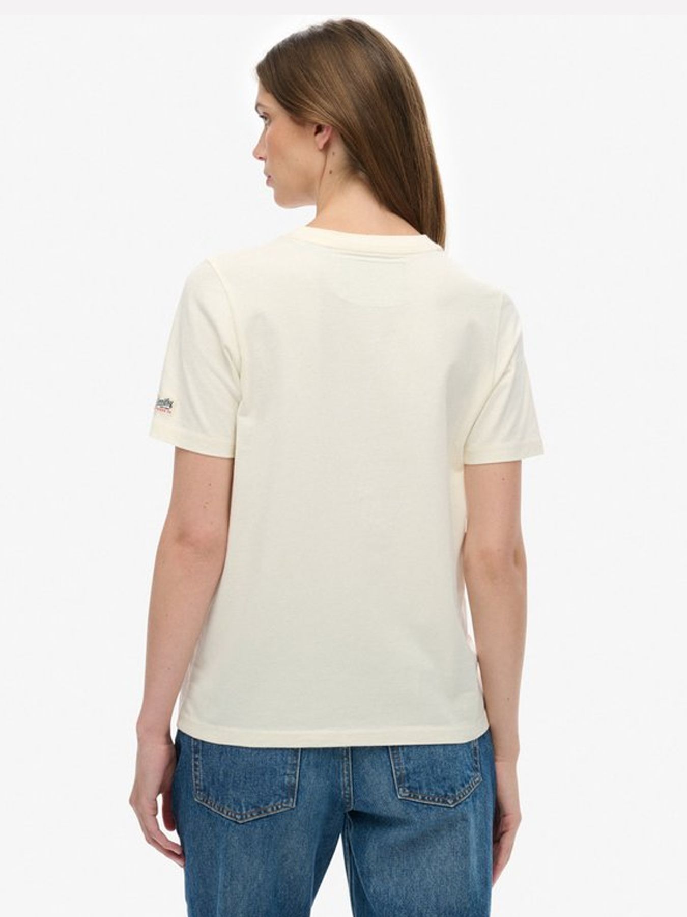 Superdry Industry worker rlxd tee Cream 2900166090069