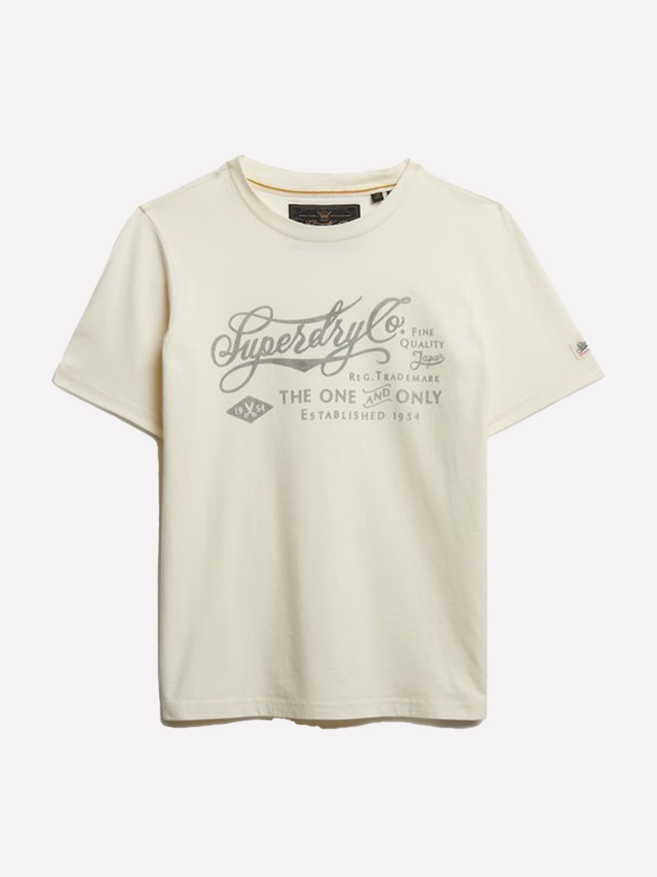 Superdry Industry worker rlxd tee Cream 2900166090069