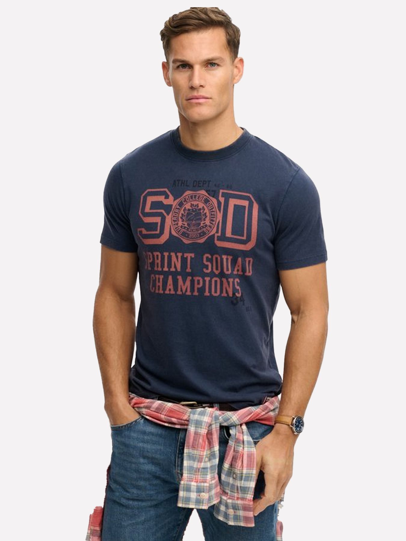 Superdry Vintage prep relaxed tee Lauren 00118200-JUA