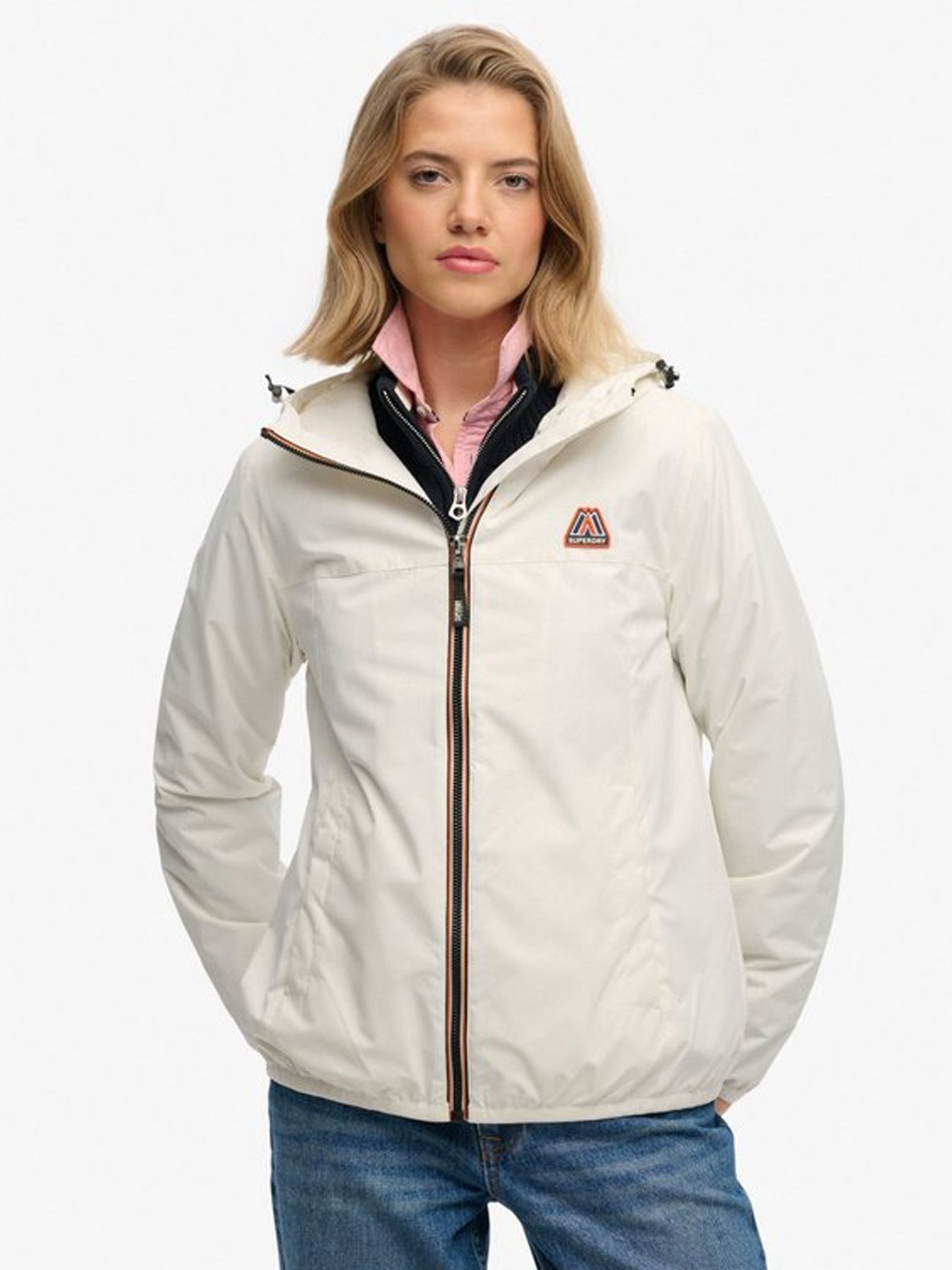 Superdry Essential tri windbreaker jkt off white 00118202-W2