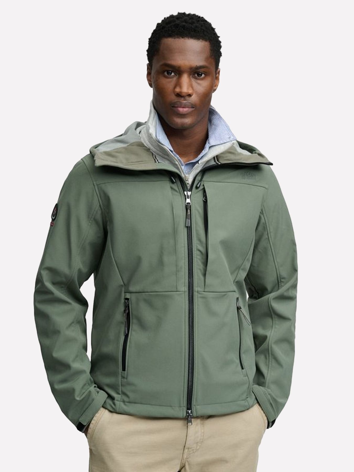 Superdry Hooded softshell trekker jkt Freestyle 00118203-G1V