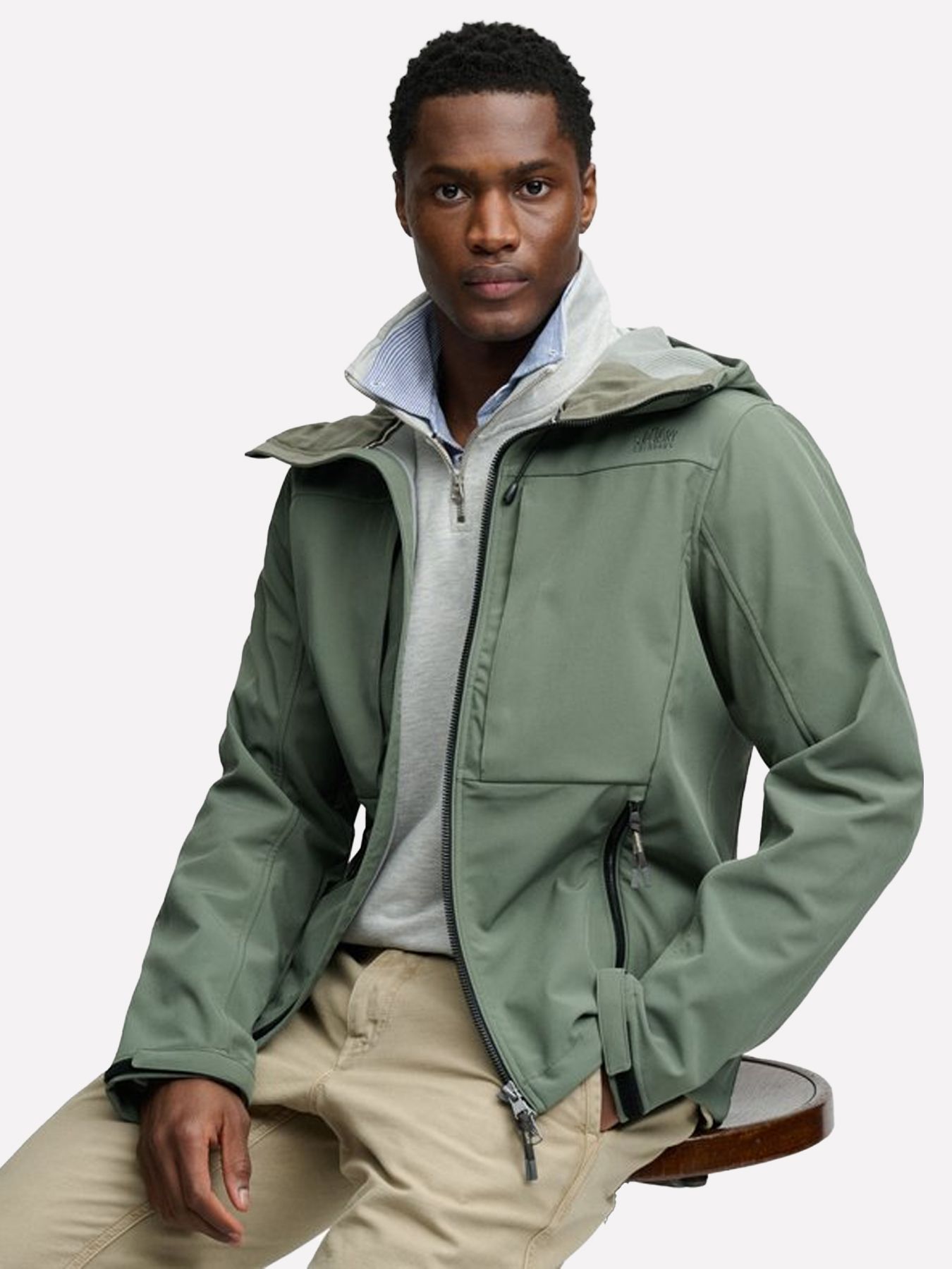Superdry Hooded softshell trekker jkt Freestyle 2900166108078