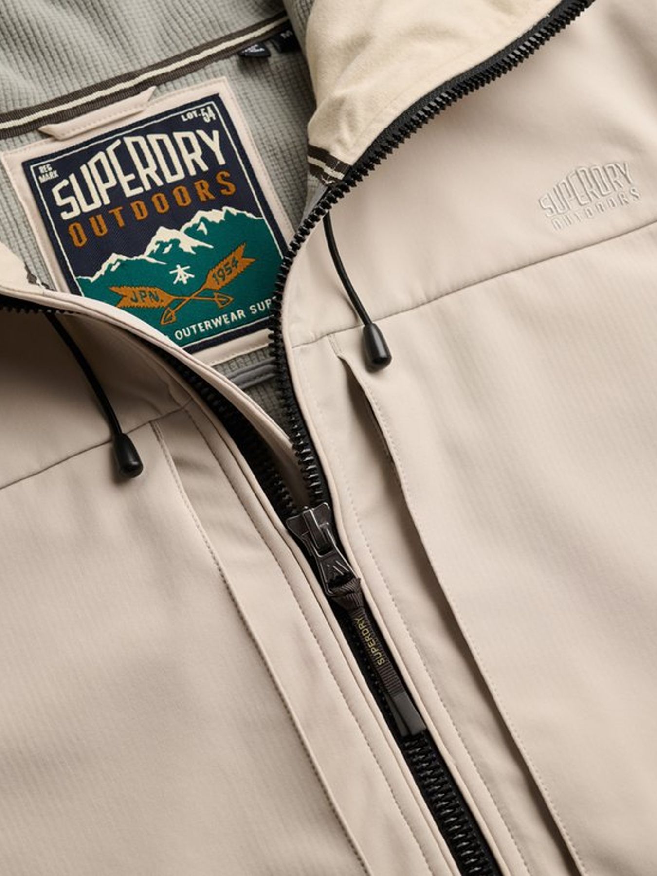 Superdry Hooded softshell trekker jkt Rainy Day 2900166107064
