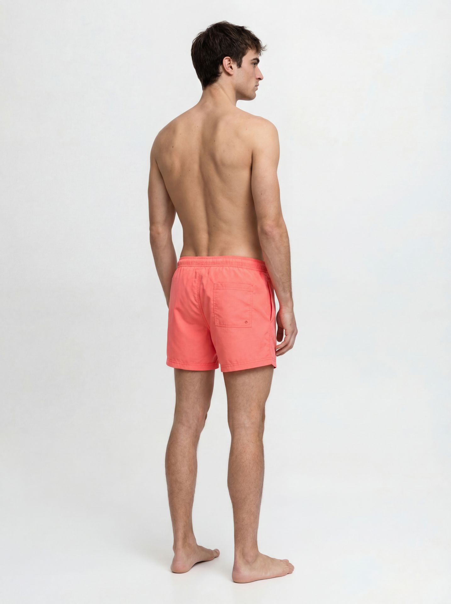 Jack & Jones JPSTMAUI TROPIC SOLID SWIM SHORTS R Hot Coral 2900166123019