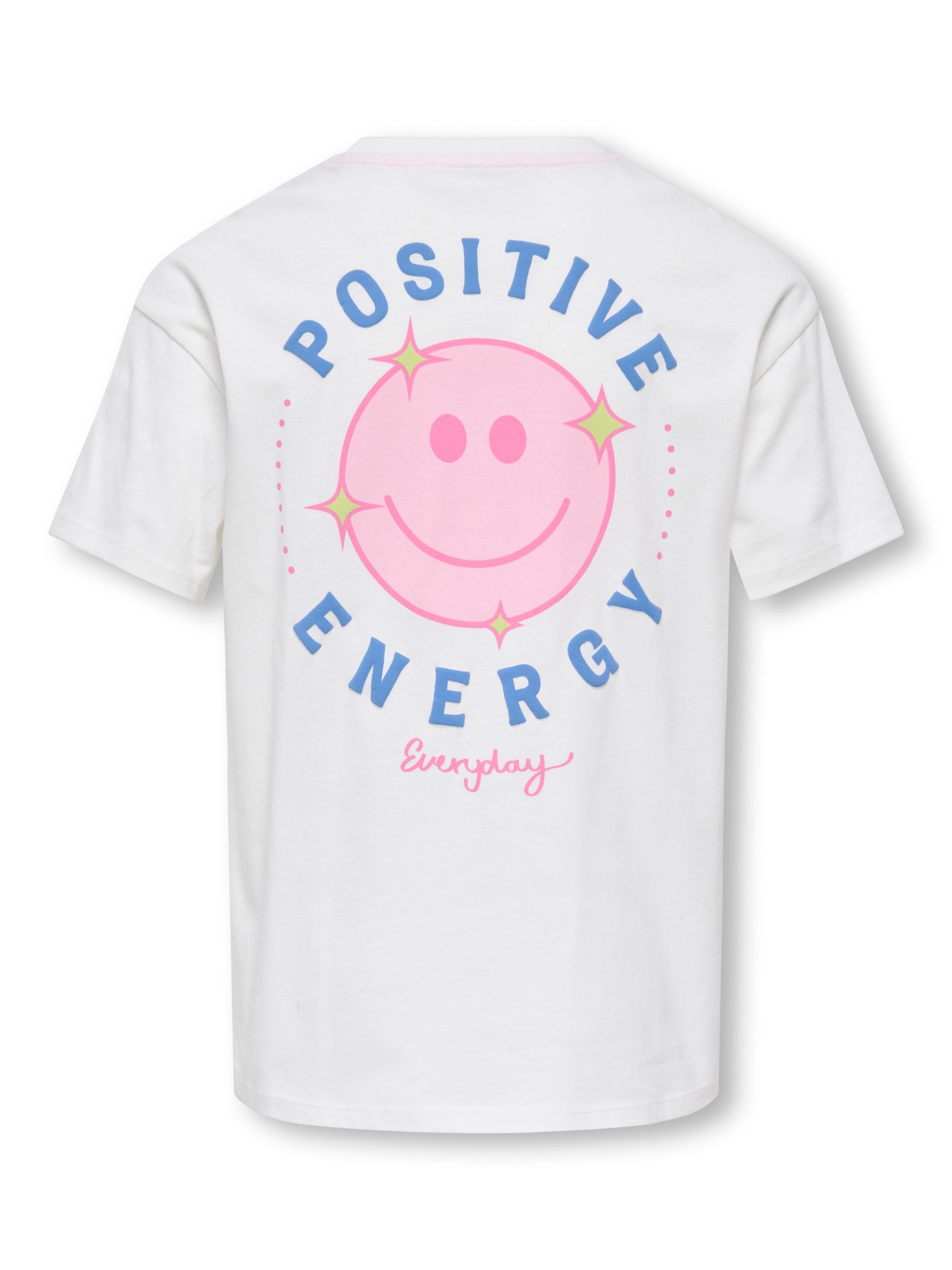 Only KOGROSITA LIFE S/S LOOSE LONG TOP C Cloud Dancer/Pomegranate 00118209-EKA26011400000362