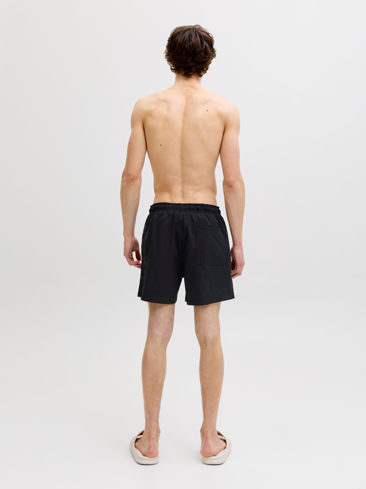 Jack & Jones JPSTMAUI WAVE LOGO SWIM SHORTS REG Black 2900167805020
