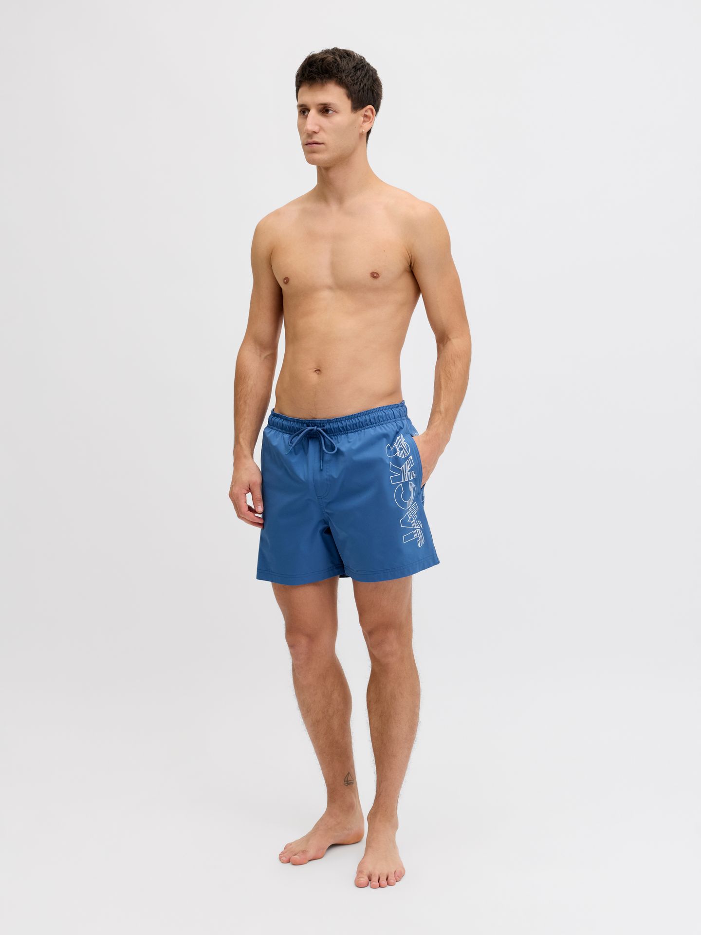 Jack & Jones JPSTMAUI WAVE LOGO SWIM SHORTS REG Delft 2900166147015