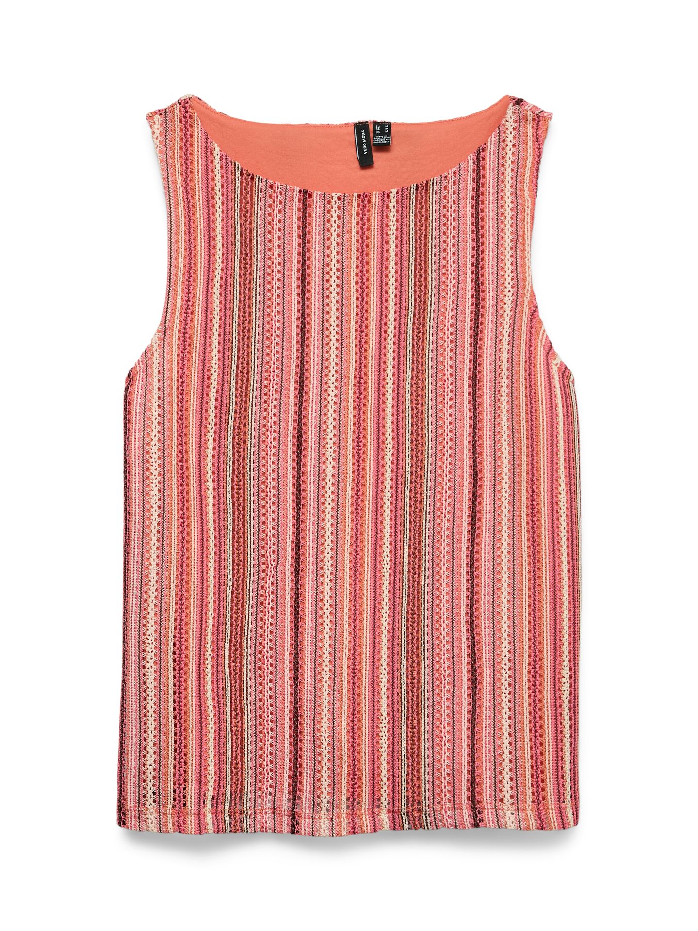 Vero Moda VMDEMI SL BOAT NECK TOP JRS GA Coral Paradise/Demi 00118219-EKA26011400003436