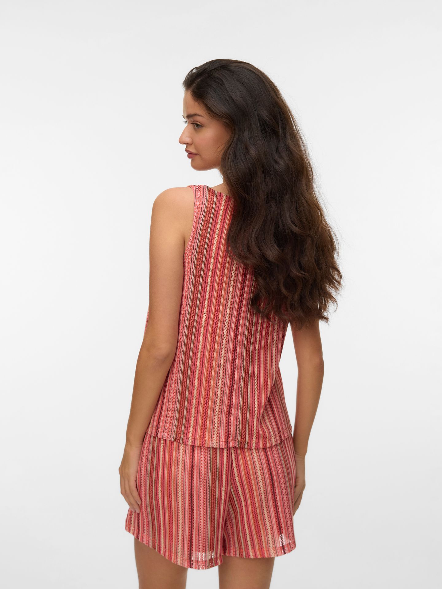 Vero Moda VMDEMI SL BOAT NECK TOP JRS GA Coral Paradise/Demi 2900166165040