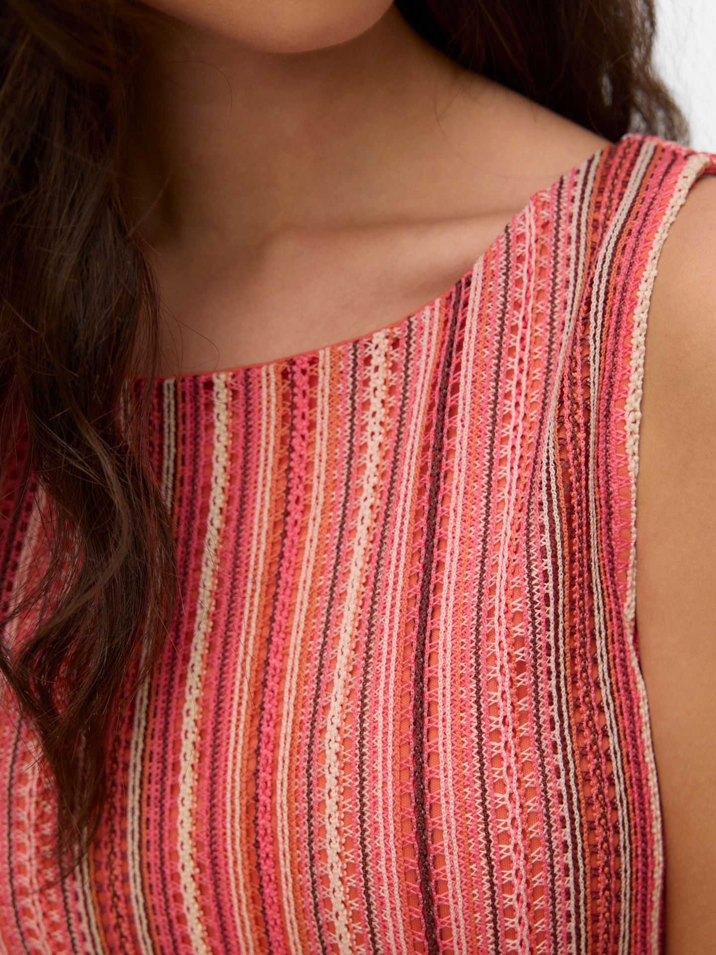 Vero Moda VMDEMI SL BOAT NECK TOP JRS GA Coral Paradise/Demi 2900166165040