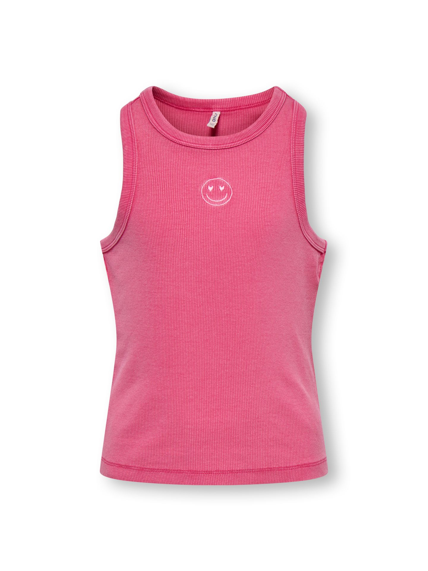 Only KOGJILLY EMB WASHED TANK TOP JRS Magenta/Smiley 00118221-EKA26011400003485