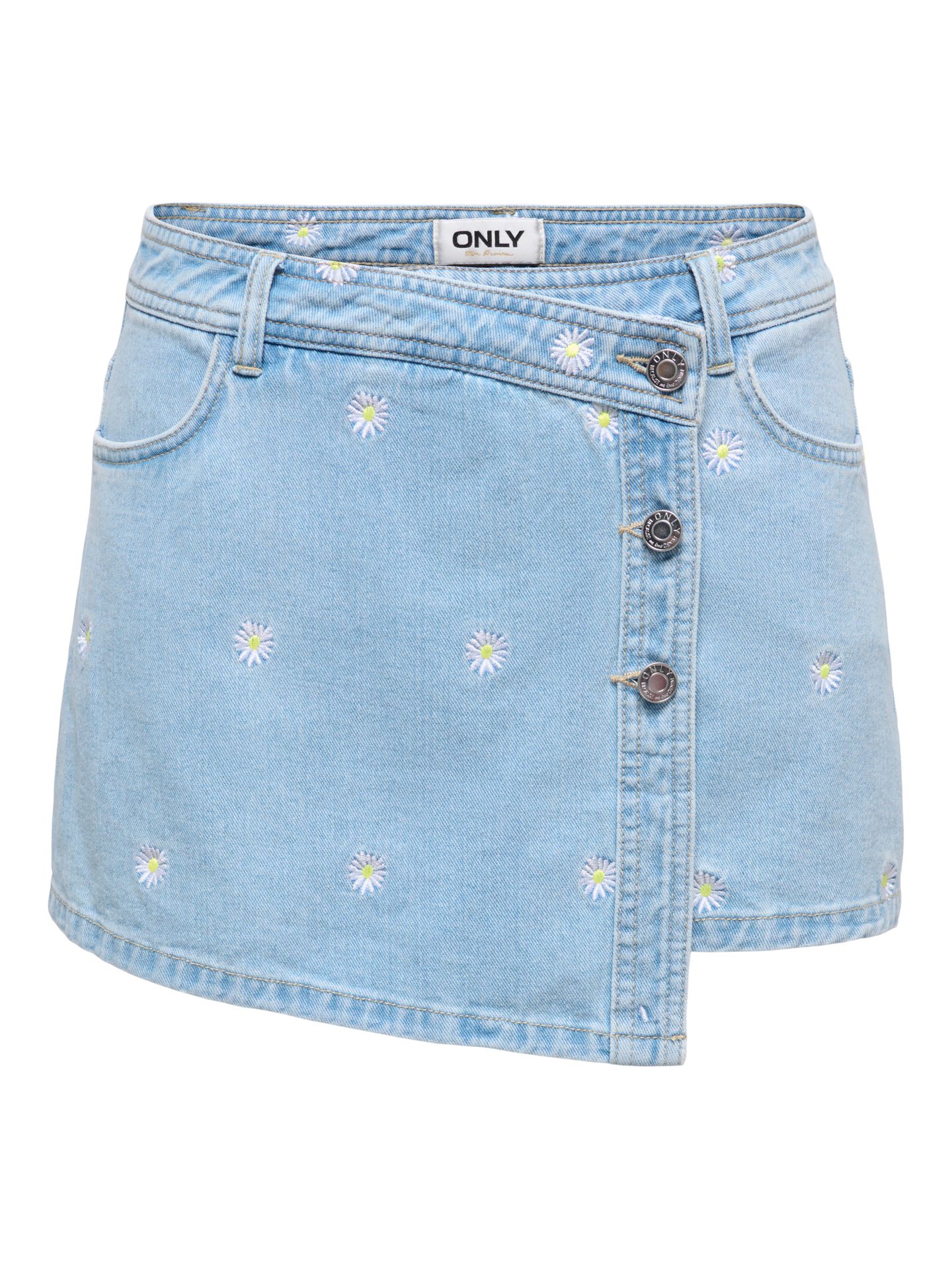 Only ONLLESLY REG DAISY DNM SKORT BJ Light Blue Denim 00118227-EKA26011400000011