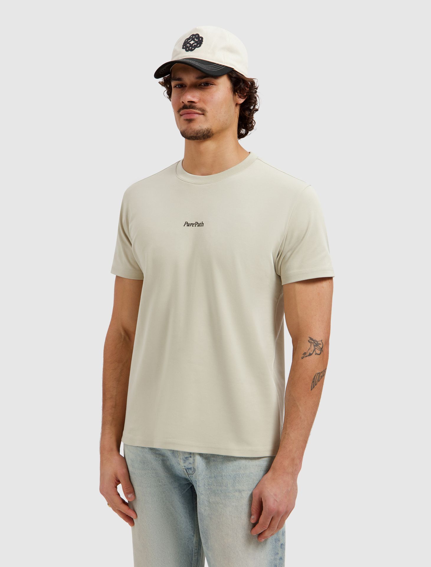 Pure Path Bold Emblem T-shirt 46 sand 00118228-EKA26015200000002