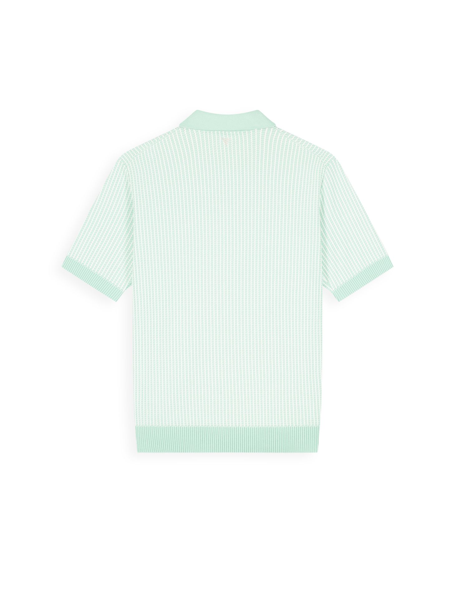 Pure Path Ladder Stitch Knit Polo 14 mint 2900166200031