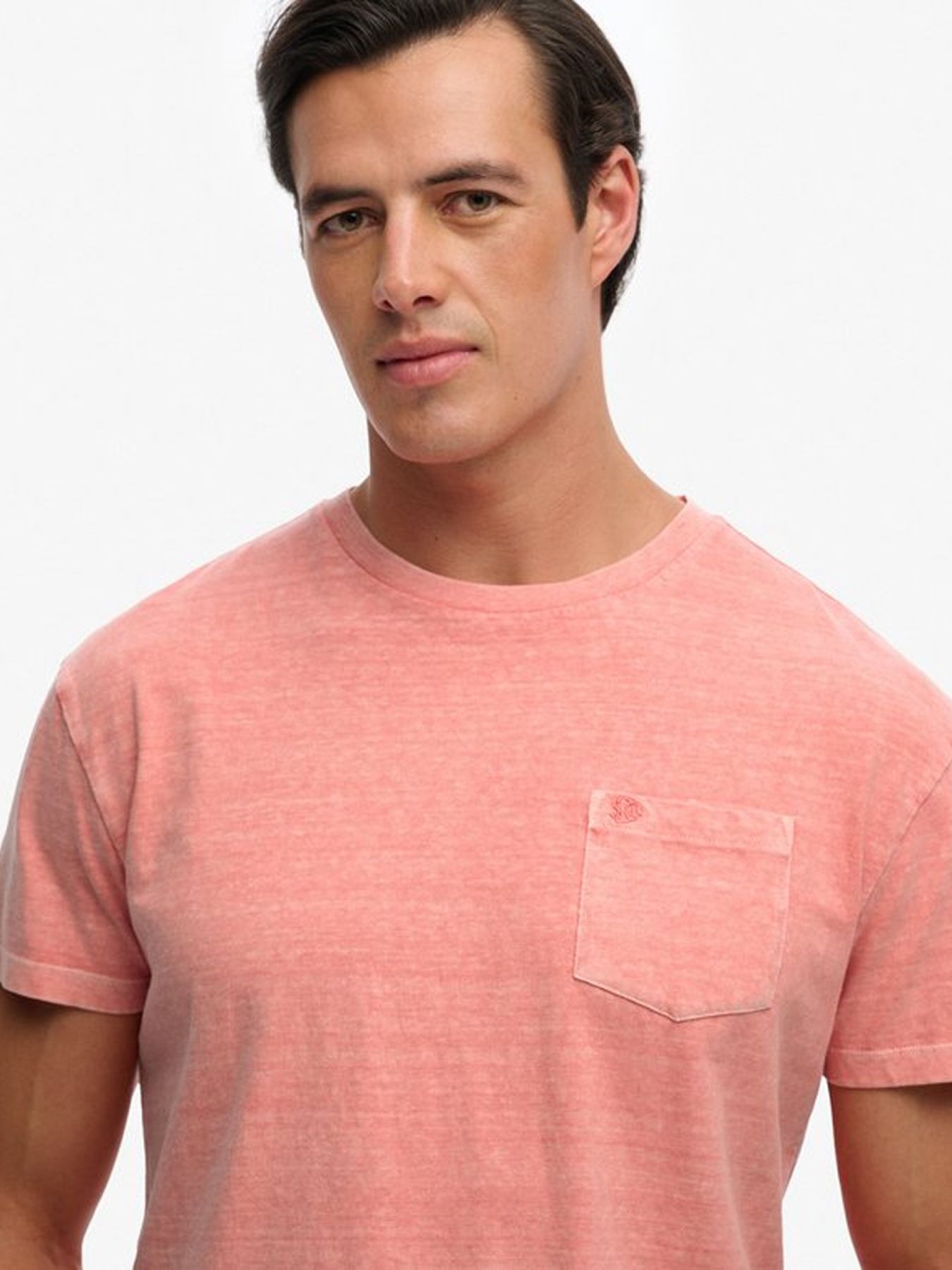 Superdry Cotton classic linen pkt tee Coastal 2900166245063