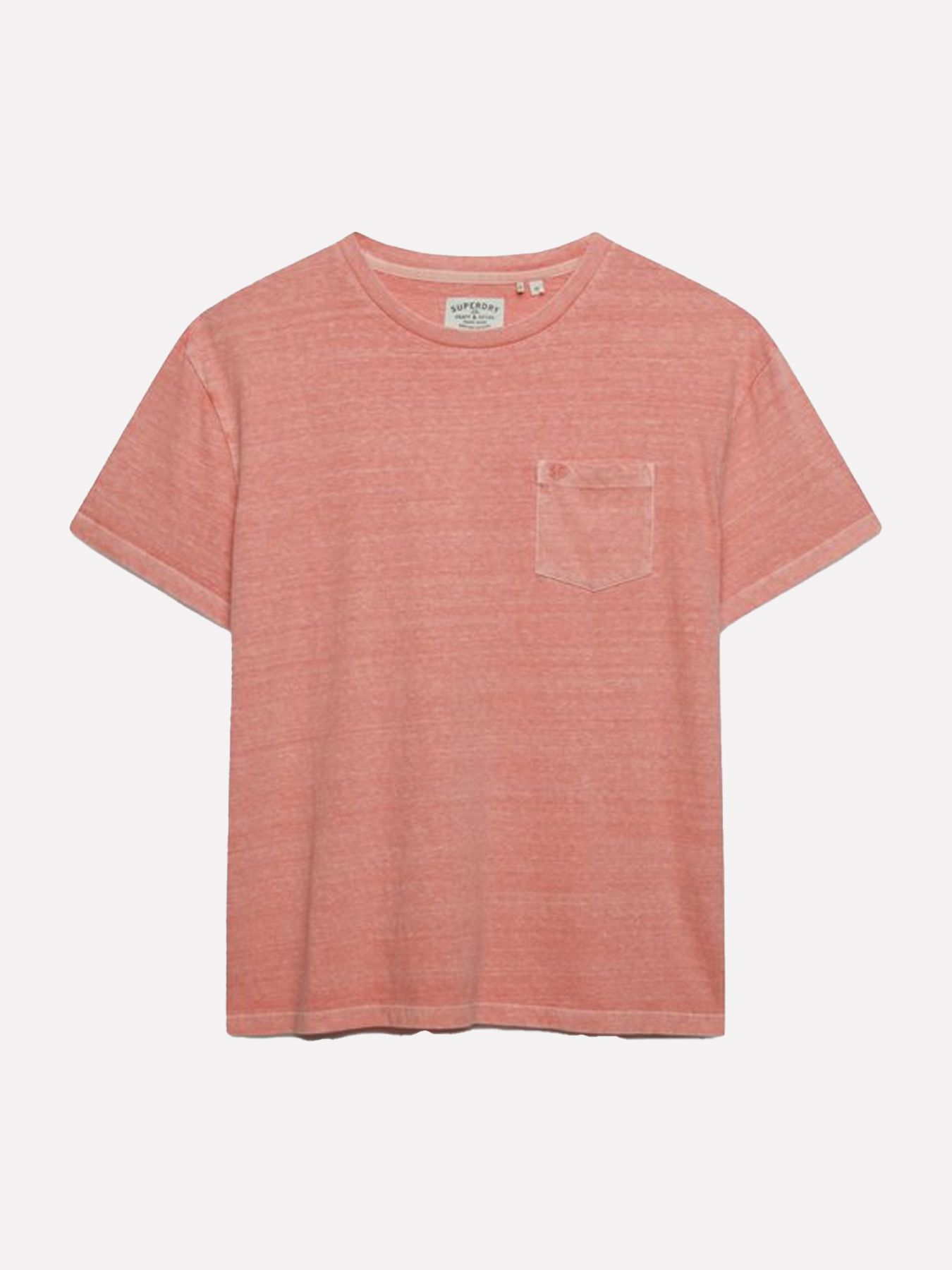 Superdry Cotton classic linen pkt tee Coastal 2900166245063