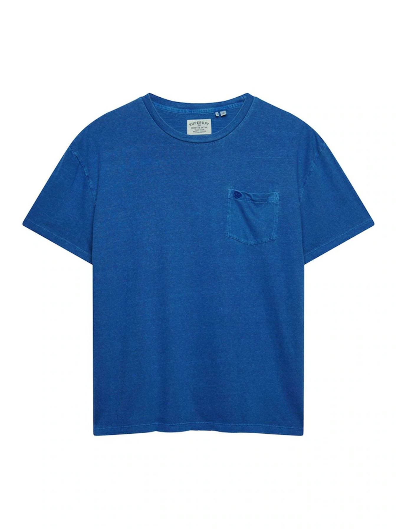 Superdry Cotton classic linen pkt tee Blue 2900166244080