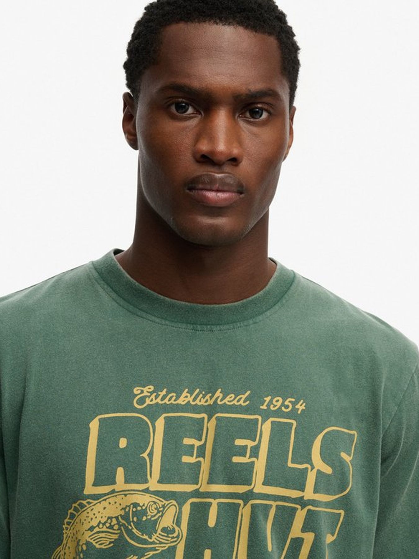 Superdry Roadside trade loose tee hunter green 2900166248071