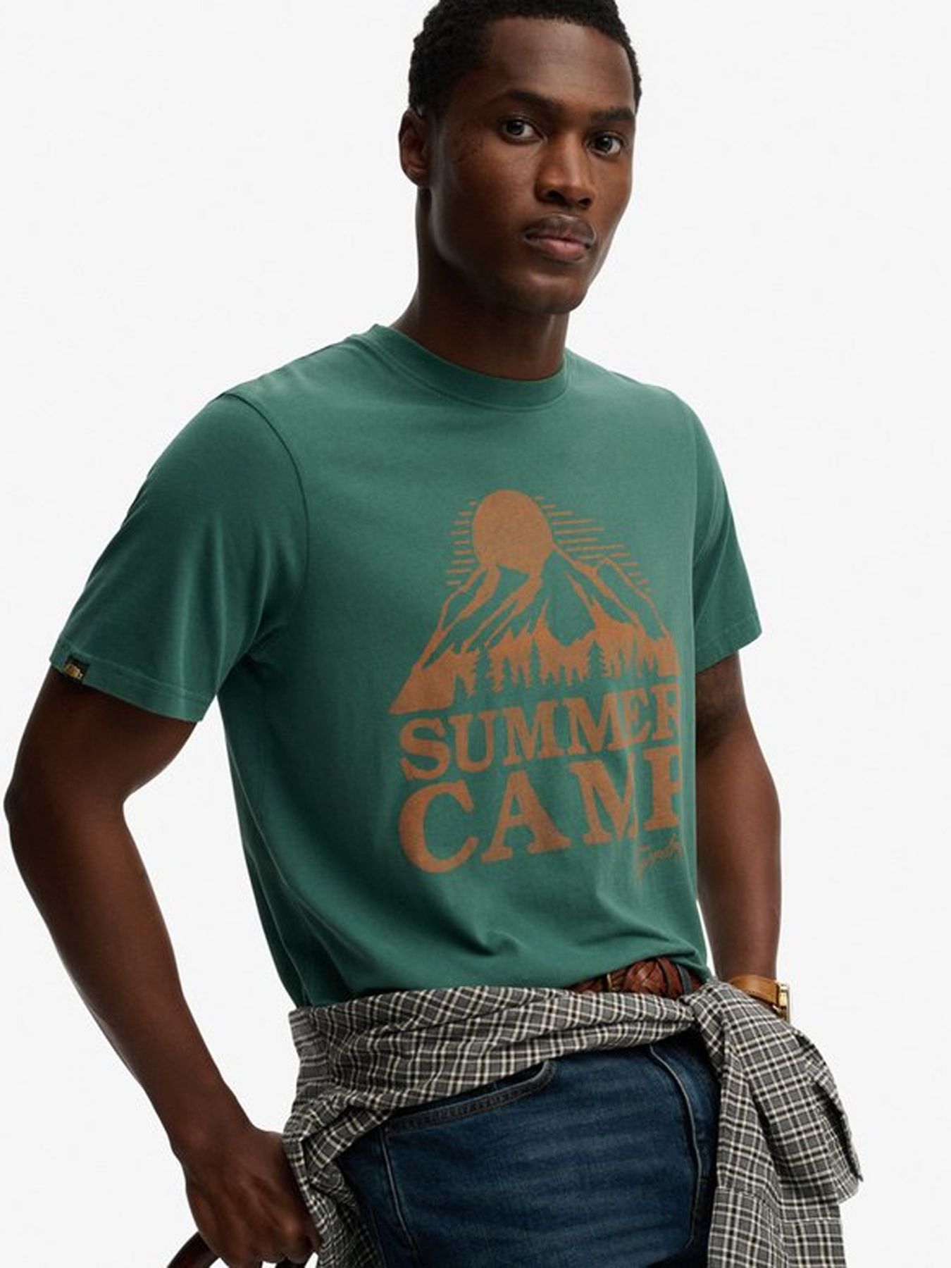 Superdry Retro outdoor rlxd tee hunter green 2900166249078