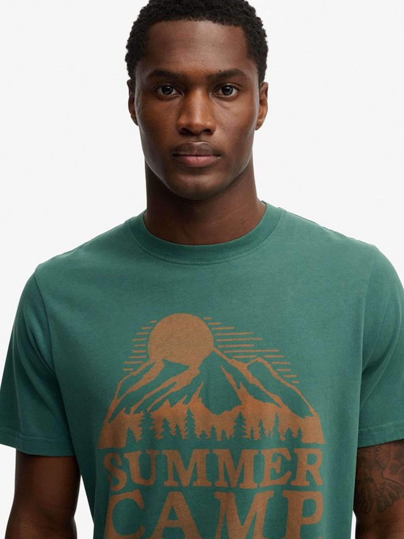 Superdry Retro outdoor rlxd tee hunter green 2900166249078