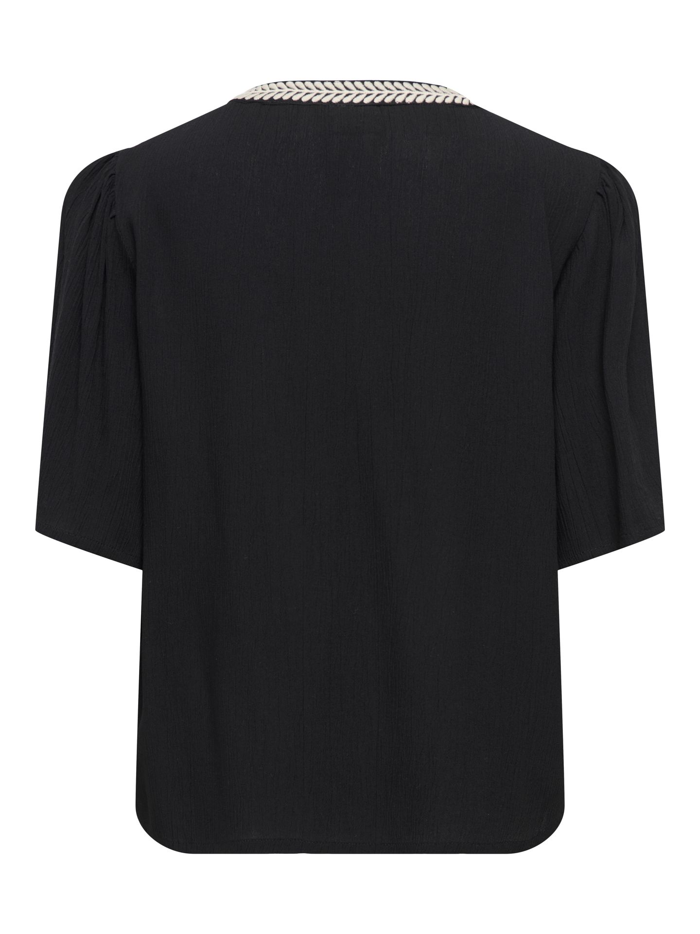 Only JDYLIVA 2/4 EMB. TOP WVN Black/LEO AOP 2900166261025