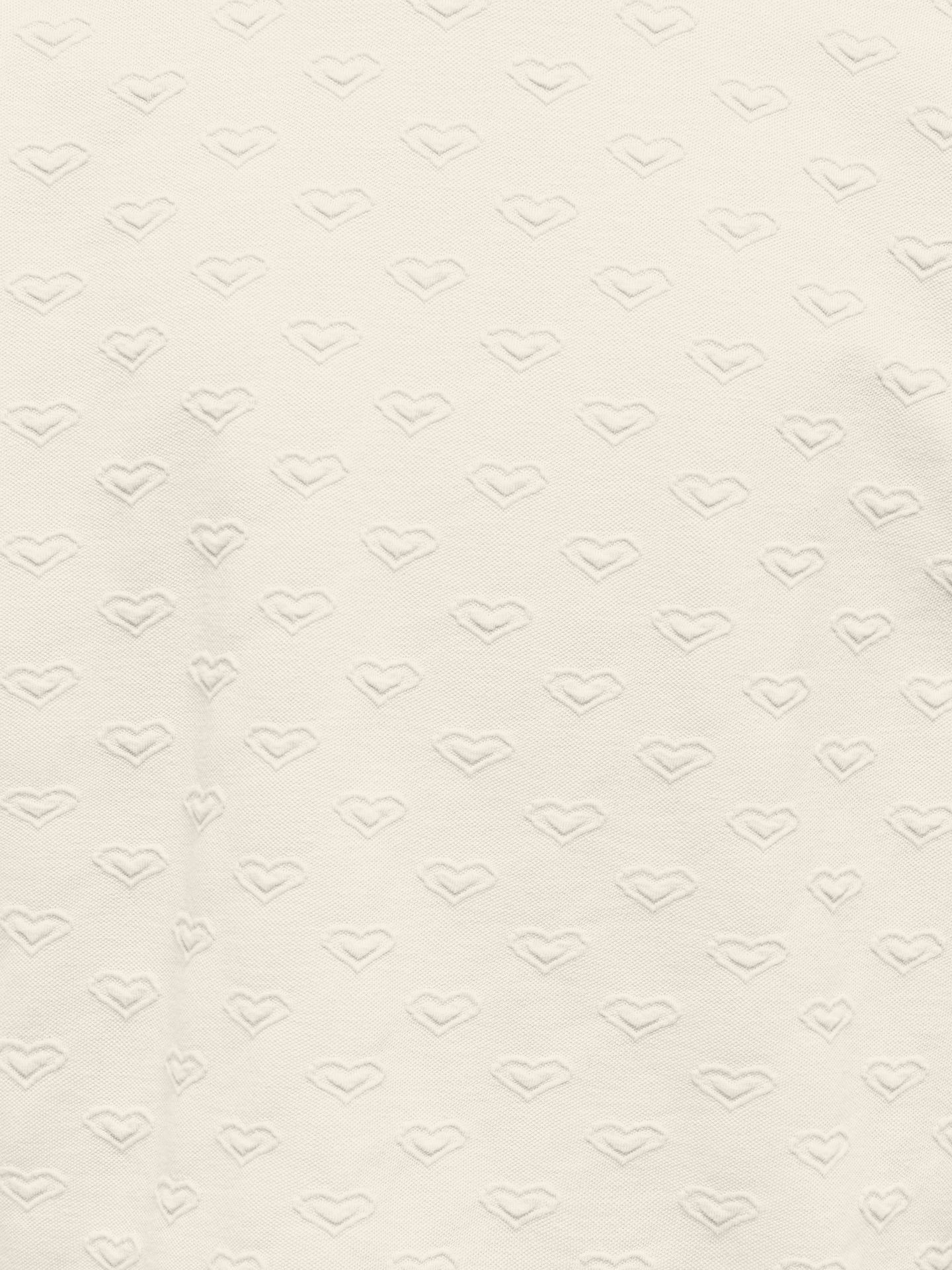 Only KOGSIMONE S/S HEART O-NECK SWT Tofu/Black Bean 2900166262022