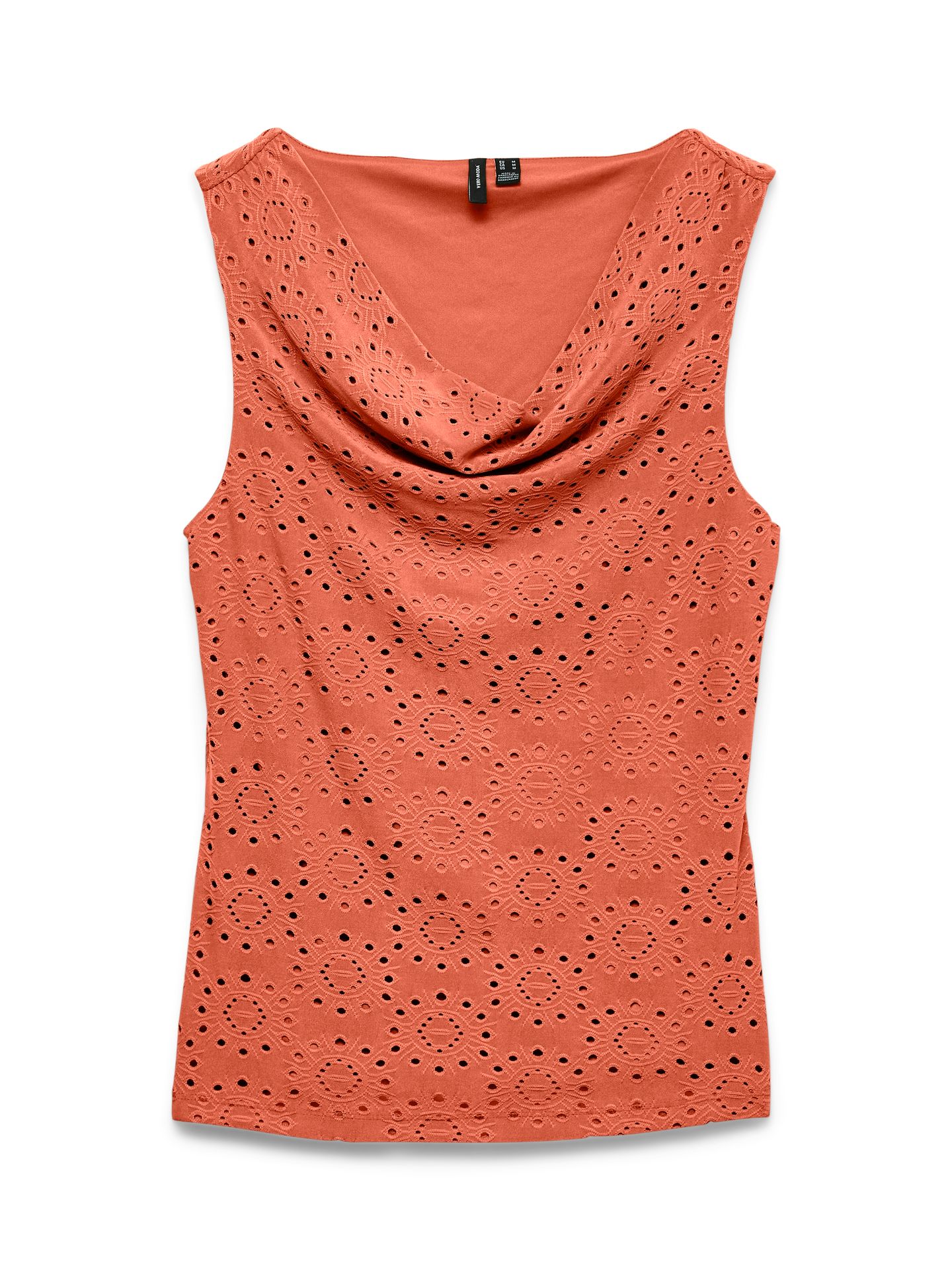 Vero Moda VMTASSA LIV SL WATERFALL TOP JRS Langoustino 00118259-EKA26011400003440