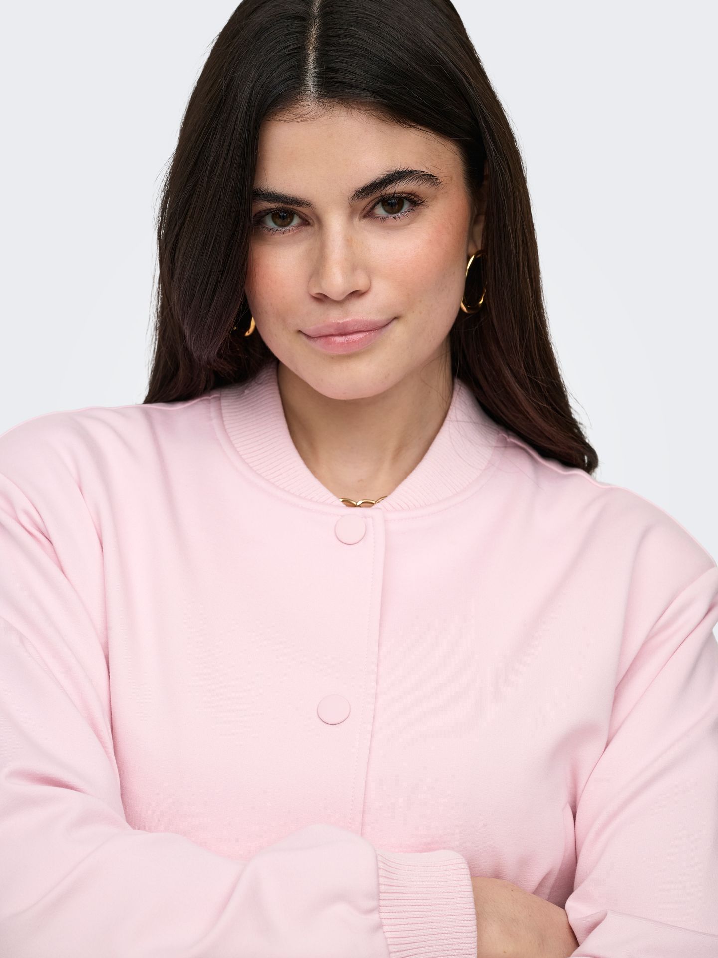 Only ONLPOPTRASH L/S SHORT BOMBER PNT Pale Lilac 2900166283034