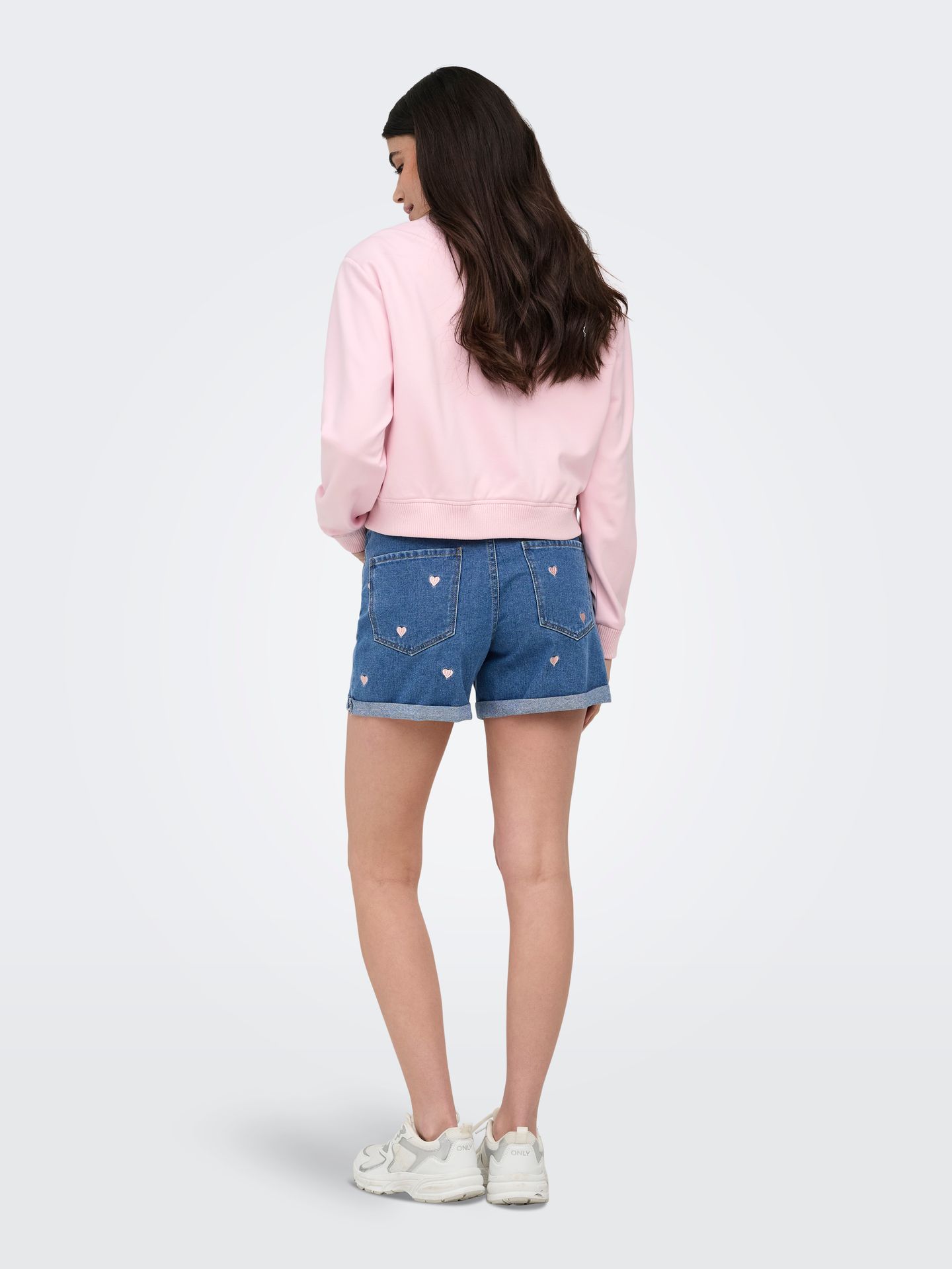 Only ONLPOPTRASH L/S SHORT BOMBER PNT Pale Lilac 2900166283034