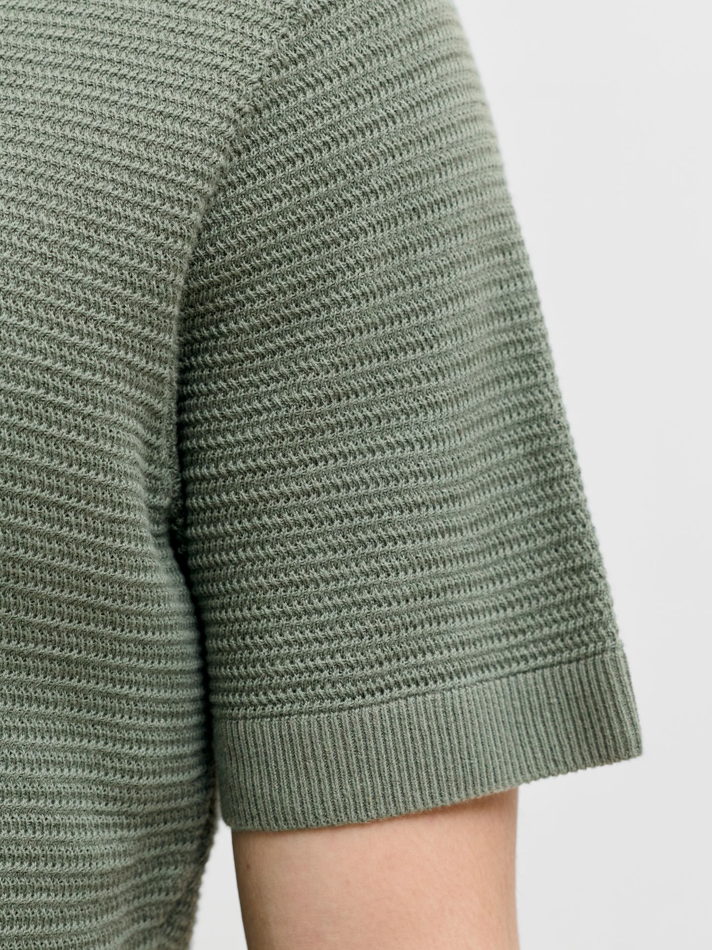 Jack & Jones JPRBLURILEY KNIT CREW NECK SS SN Laurel Wreath 2900166286011