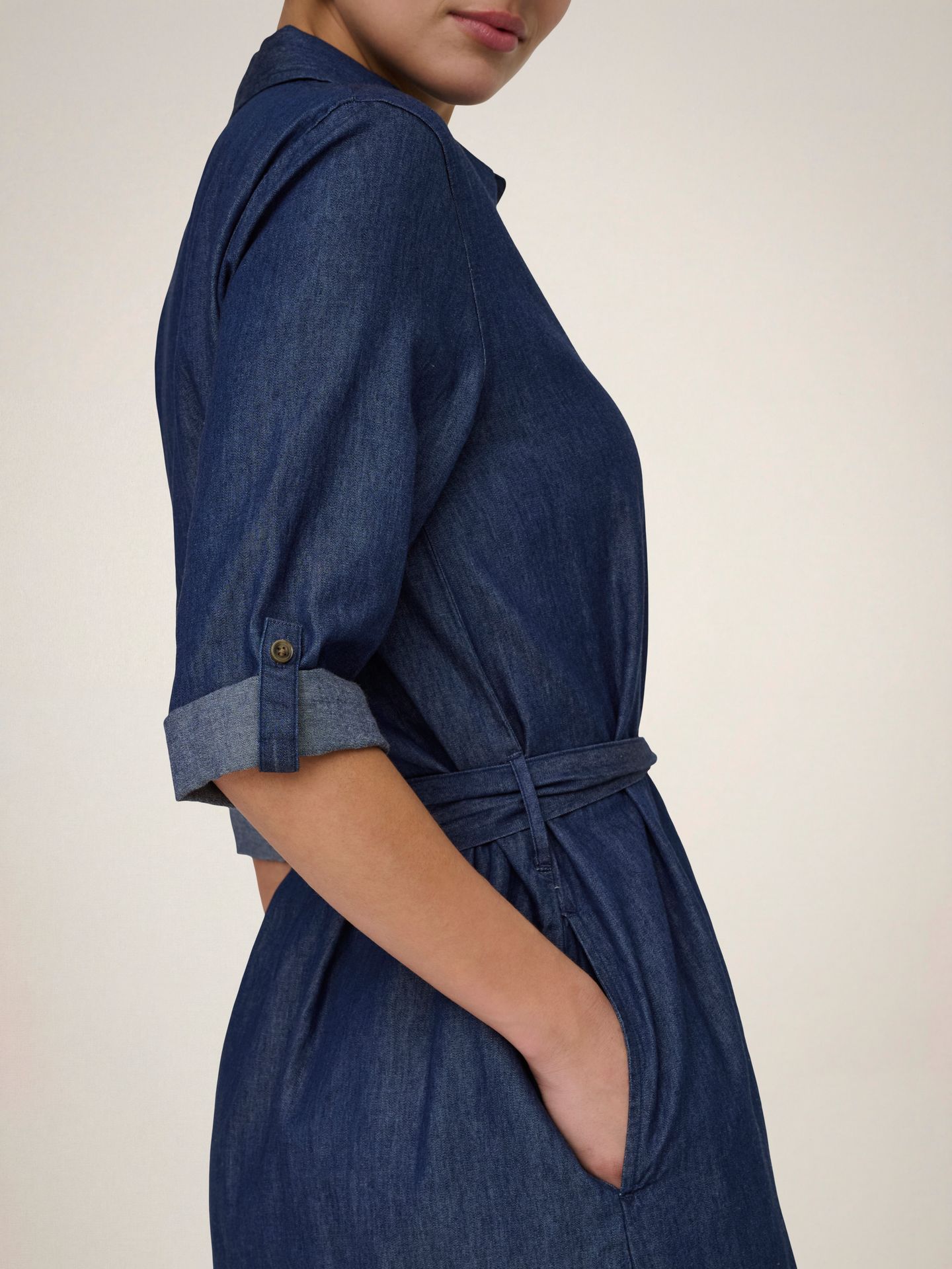 JDY JDYKAI 3/4 MIDI SHIRT DRESS WVN DIA Medium Blue Denim 2900166290063