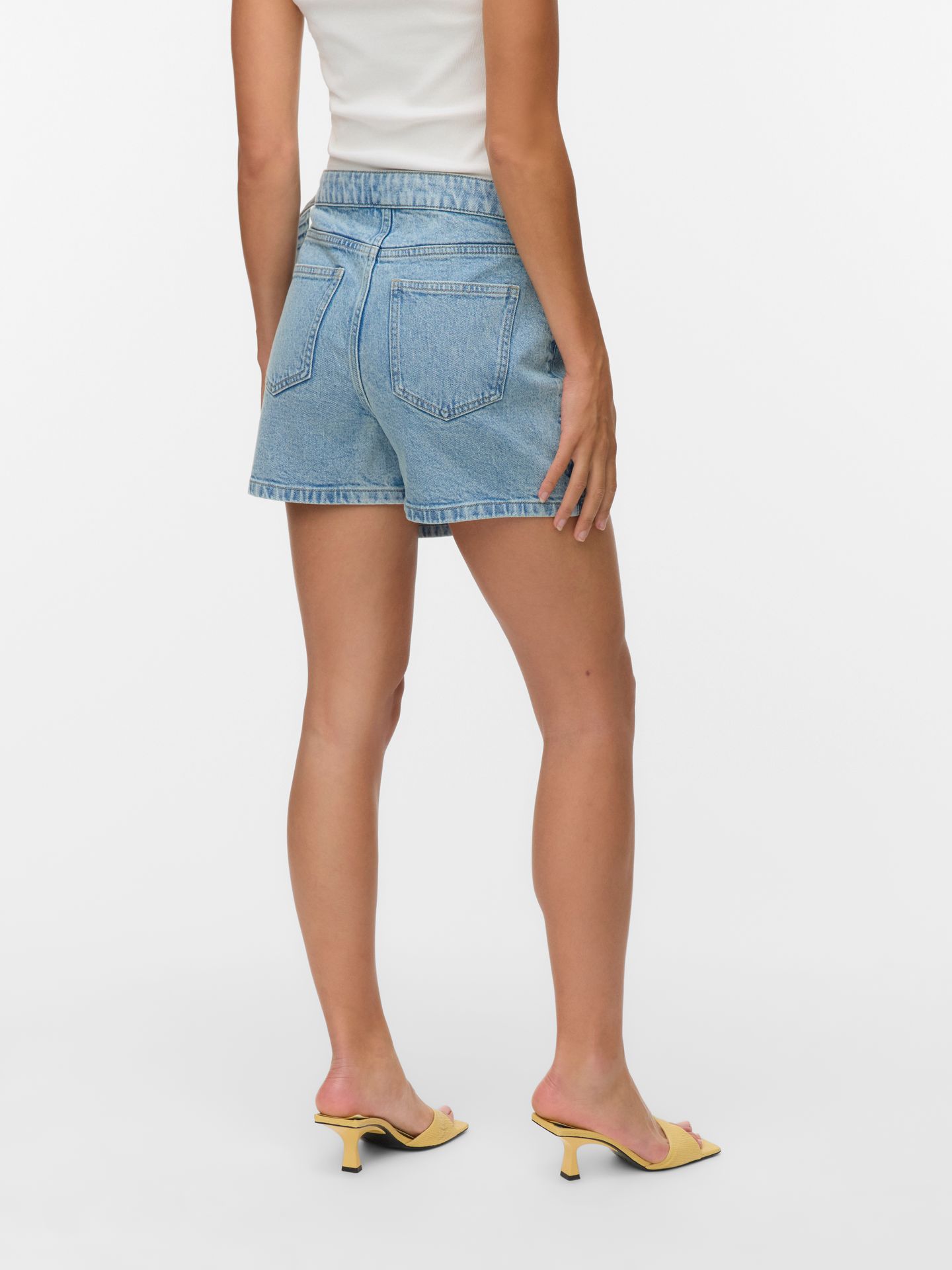 Vero Moda VMVICA HR SHORT DNM SKORT VI3450 Light Blue Denim 2900166299042