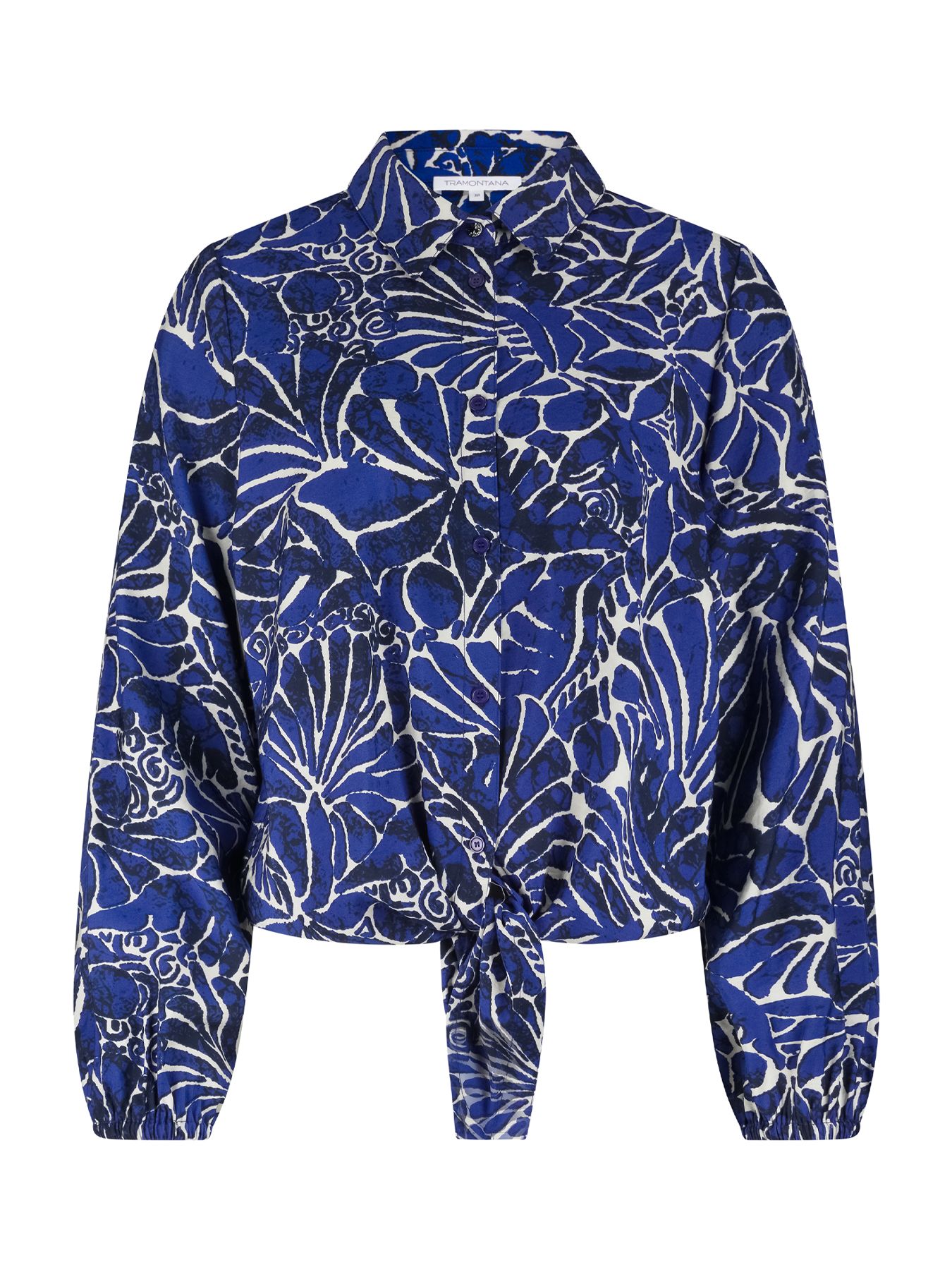 Tramontana Blouse Ink Bloom Print Ink 099999 2900166301011