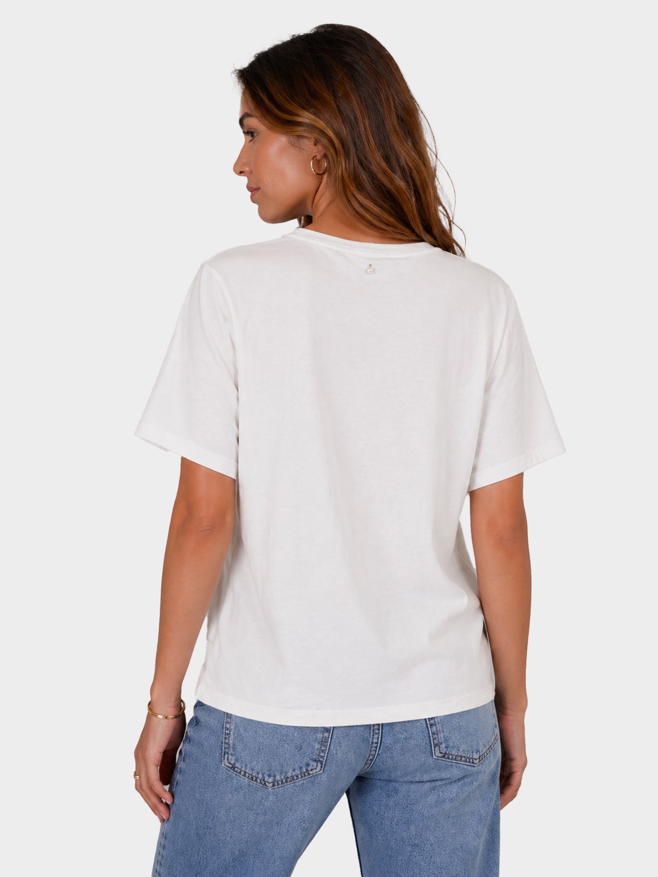 Tramontana Embroidered Artwork T-Shirt Off White 001100 2900166302032